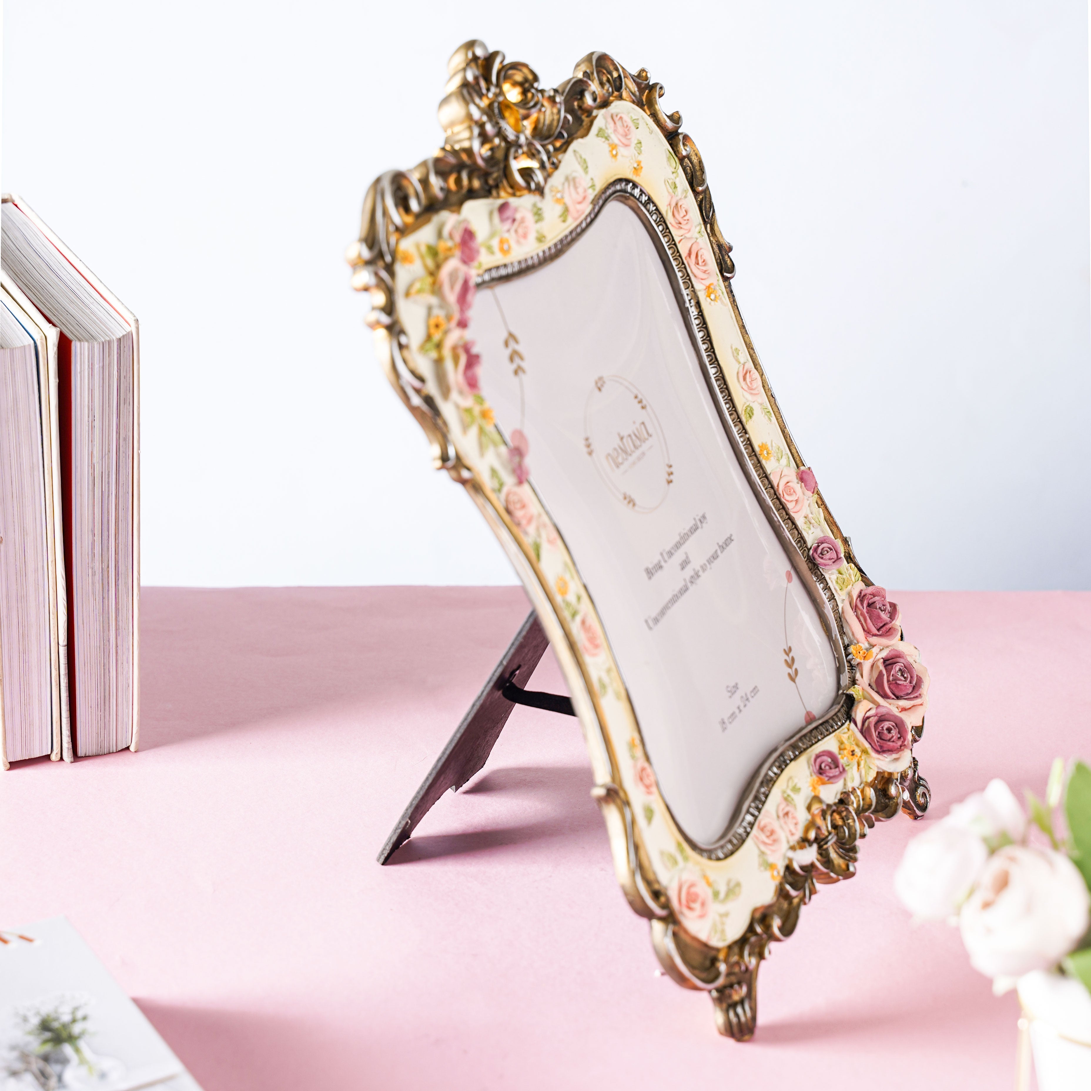 Nestasia Floral Antique Photo Frame - view 3