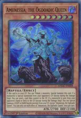 Amunessia the ogdoadic – Yu-Gi-Oh! Amunessia, the Ogdoadic Queen - ANGU-EN008 - Ultra Rare - 1st Edition