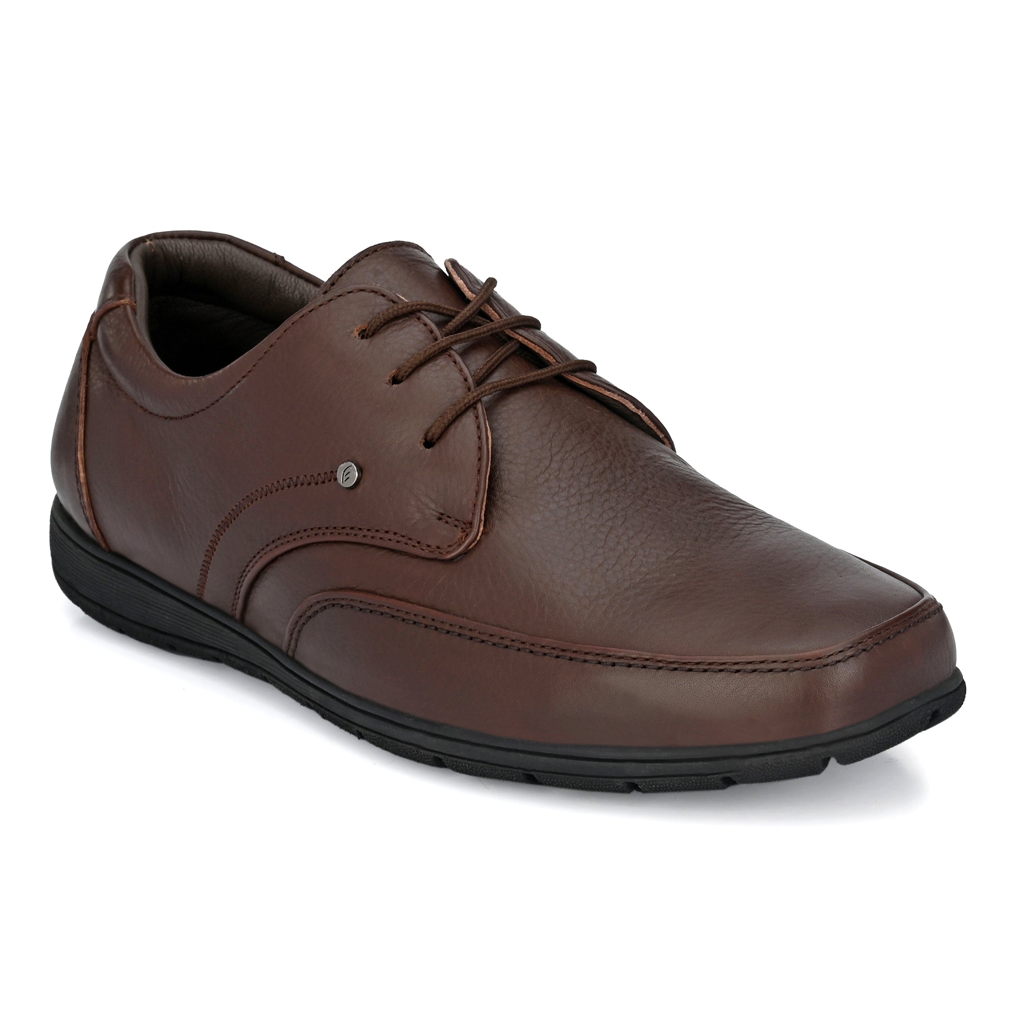 egoss-shoes Egoss Casual Derby Lace Up Leather Shoes For Men - view 10