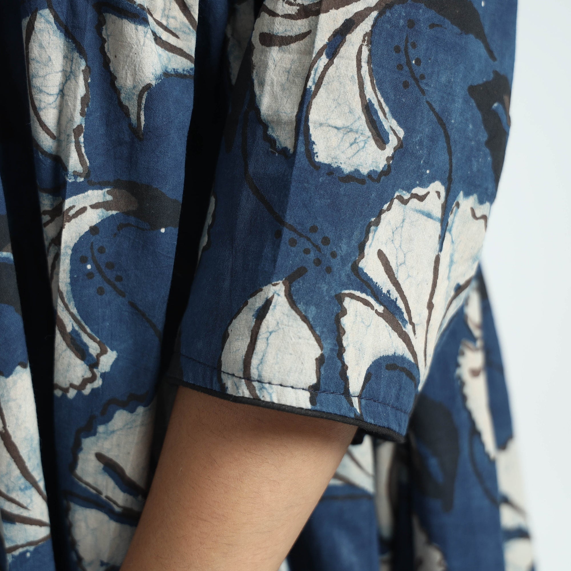 ITOKRI CASUALS Blue - Bindaas Art Block Printed Cotton Dress - view 5