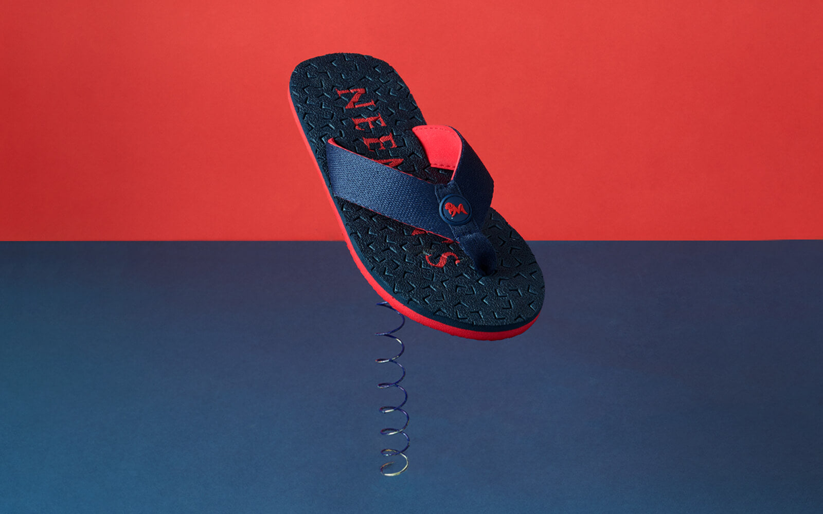 Neeman's Float Ease Flips : Navy - Red - view 3
