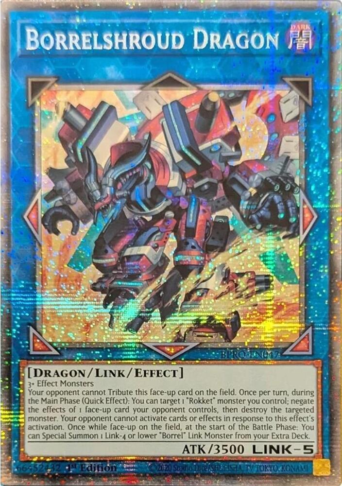 Yu-Gi-Oh! Borrelshroud Dragon - BPRO-EN047 - Starlight Rare - 1st Edition
