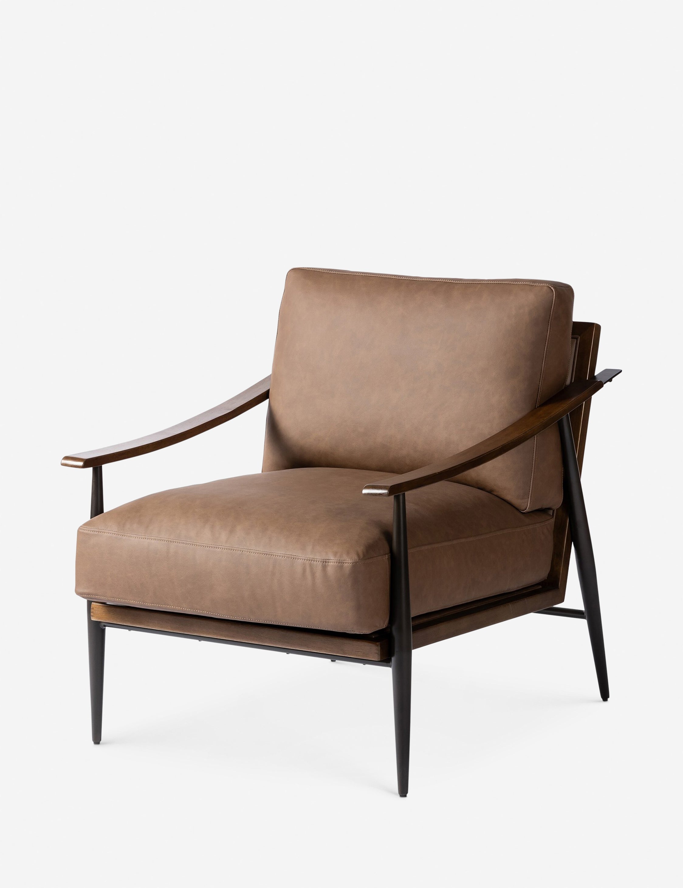 Lulu and Georgia Cedric Accent Chair – Cigar - view 2