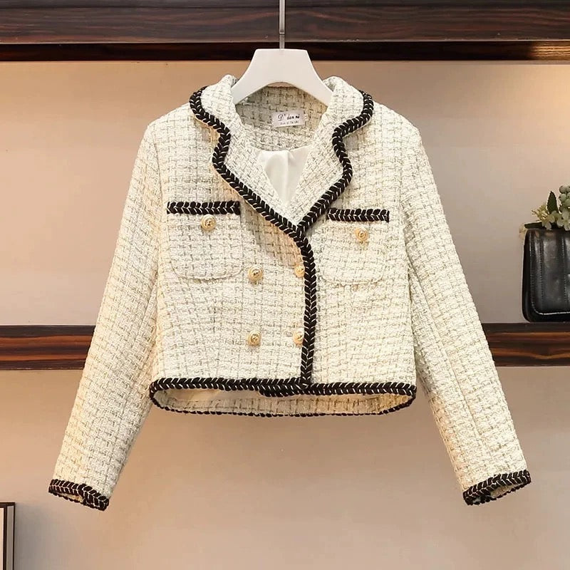 Alamode By Akanksha Dorotha Luxe Tweed 2 Pc Set - Set of Jacket and Skirt - view 4