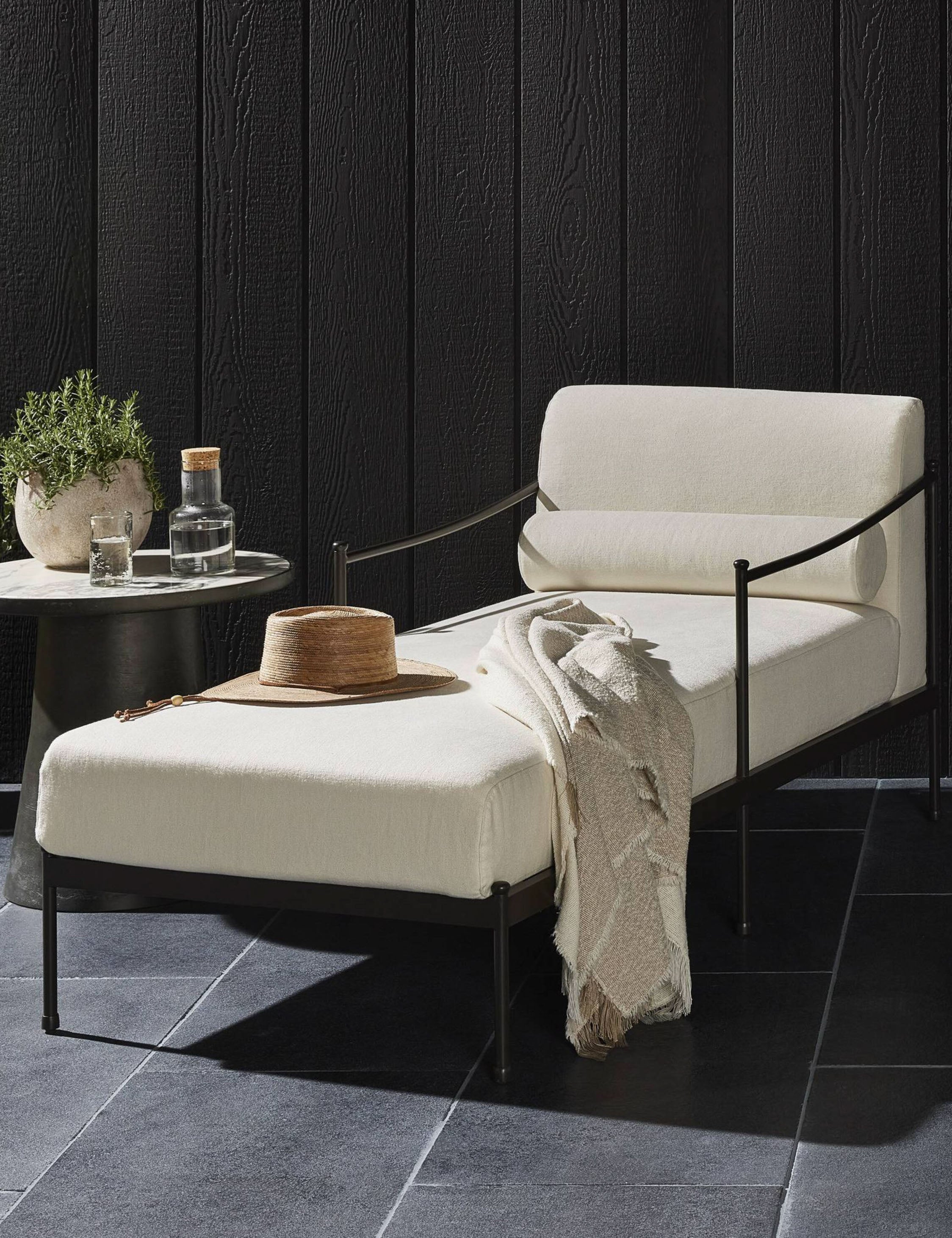 Lulu and Georgia Granger Indoor / Outdoor Chaise by Amber Lewis x Four Hands - view 3