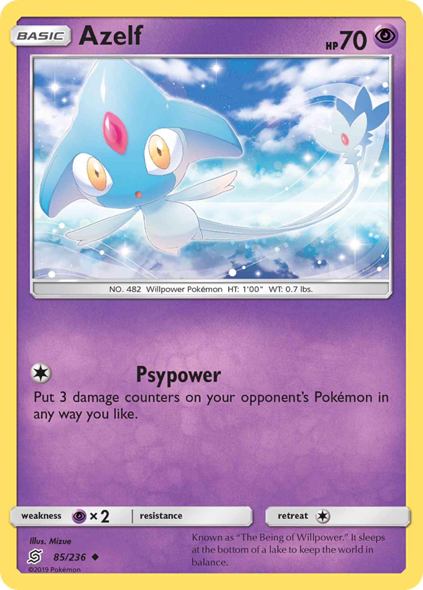 Uncommon sm11-85 non-holo – Pokémon Azelf - 85/236 - Uncommon [sm11-85] [Non-Holo]