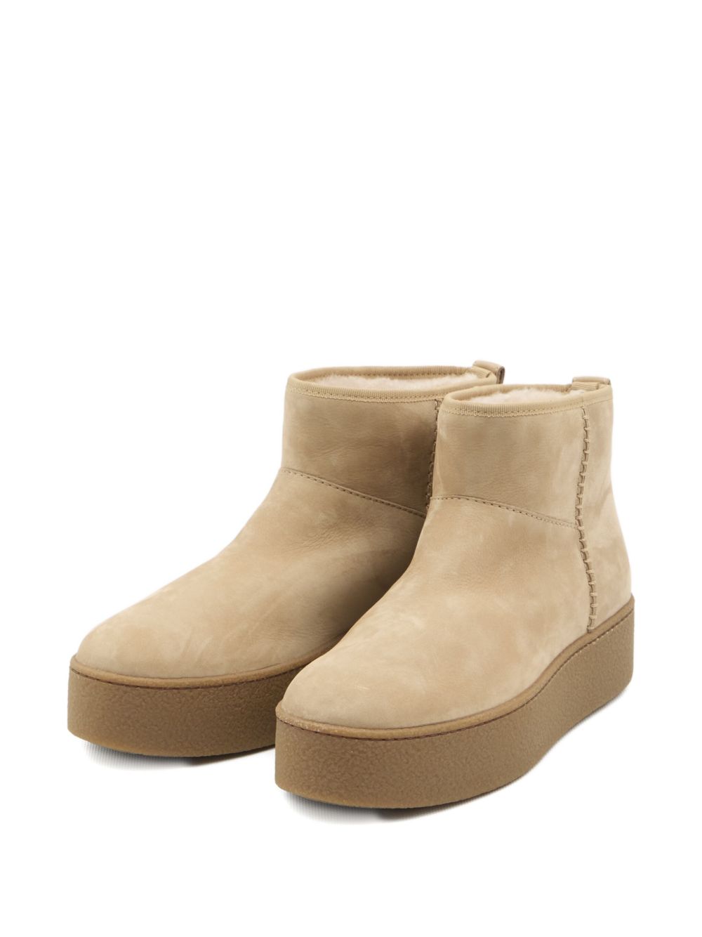 Hogan Pre suede shearling boots - view 2