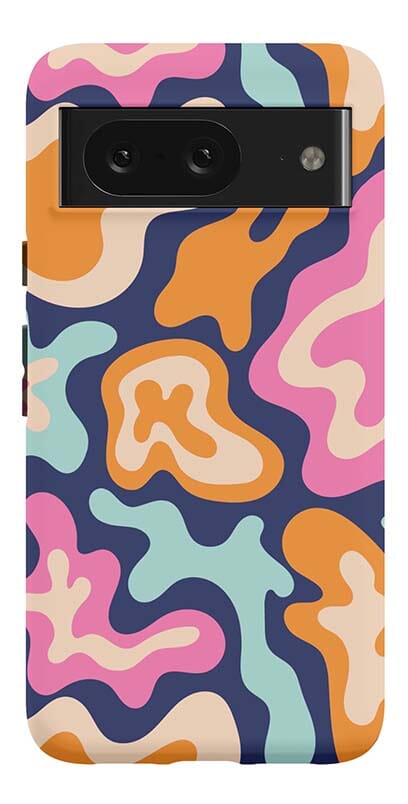 Casetry Midnight Color Splash | Abstract Retro Google Pixel Case - view 13