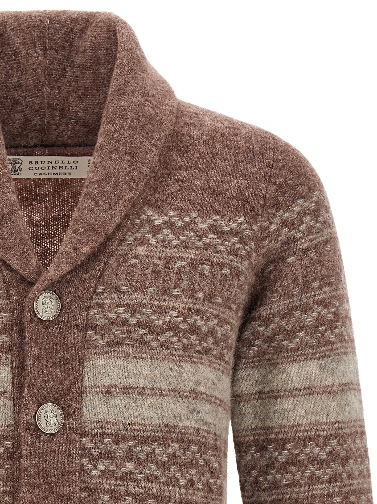 Brunello Cucinelli Nordic Jacquard Cardigan - view 3