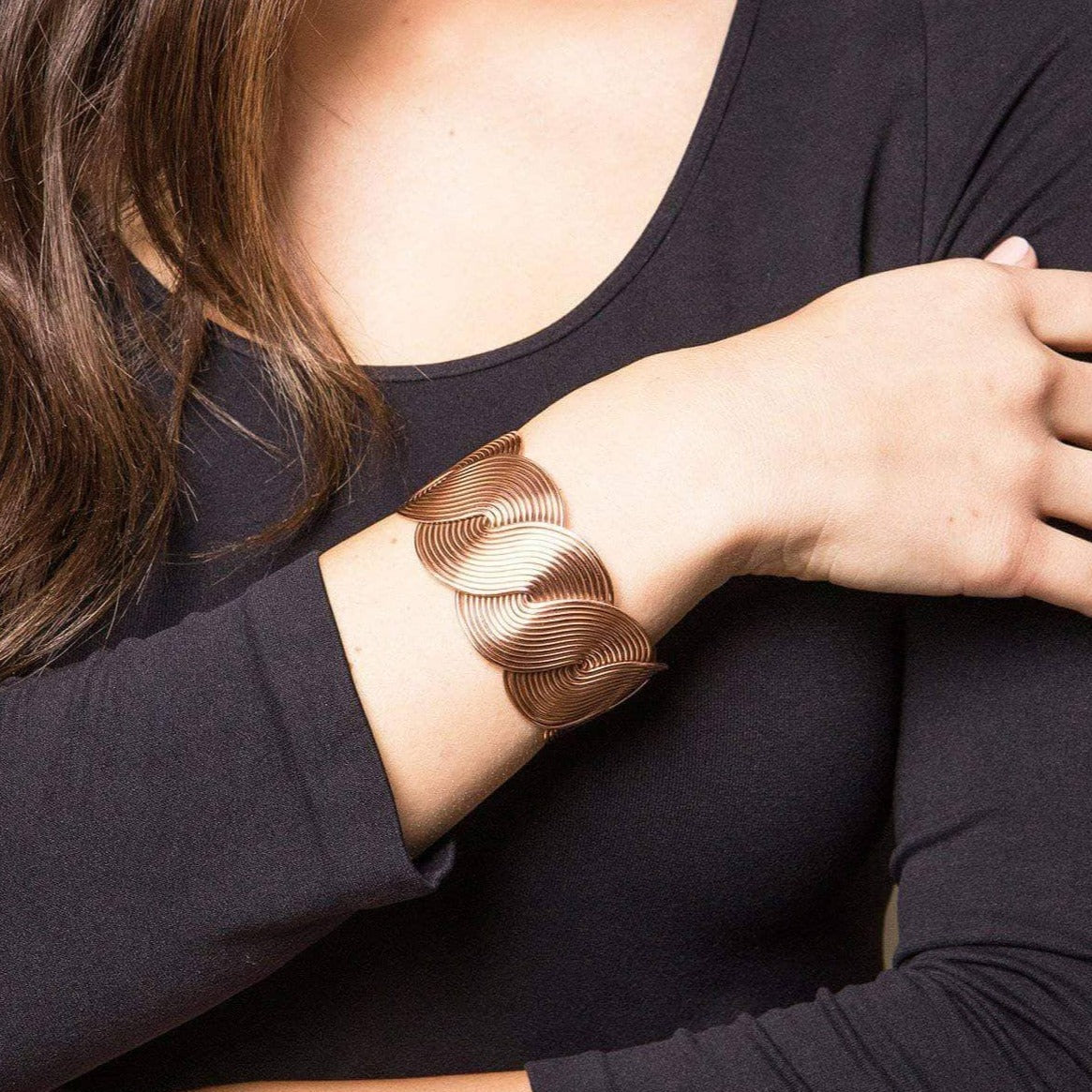 Tiny Rituals Handcrafted Talia Copper Cuff