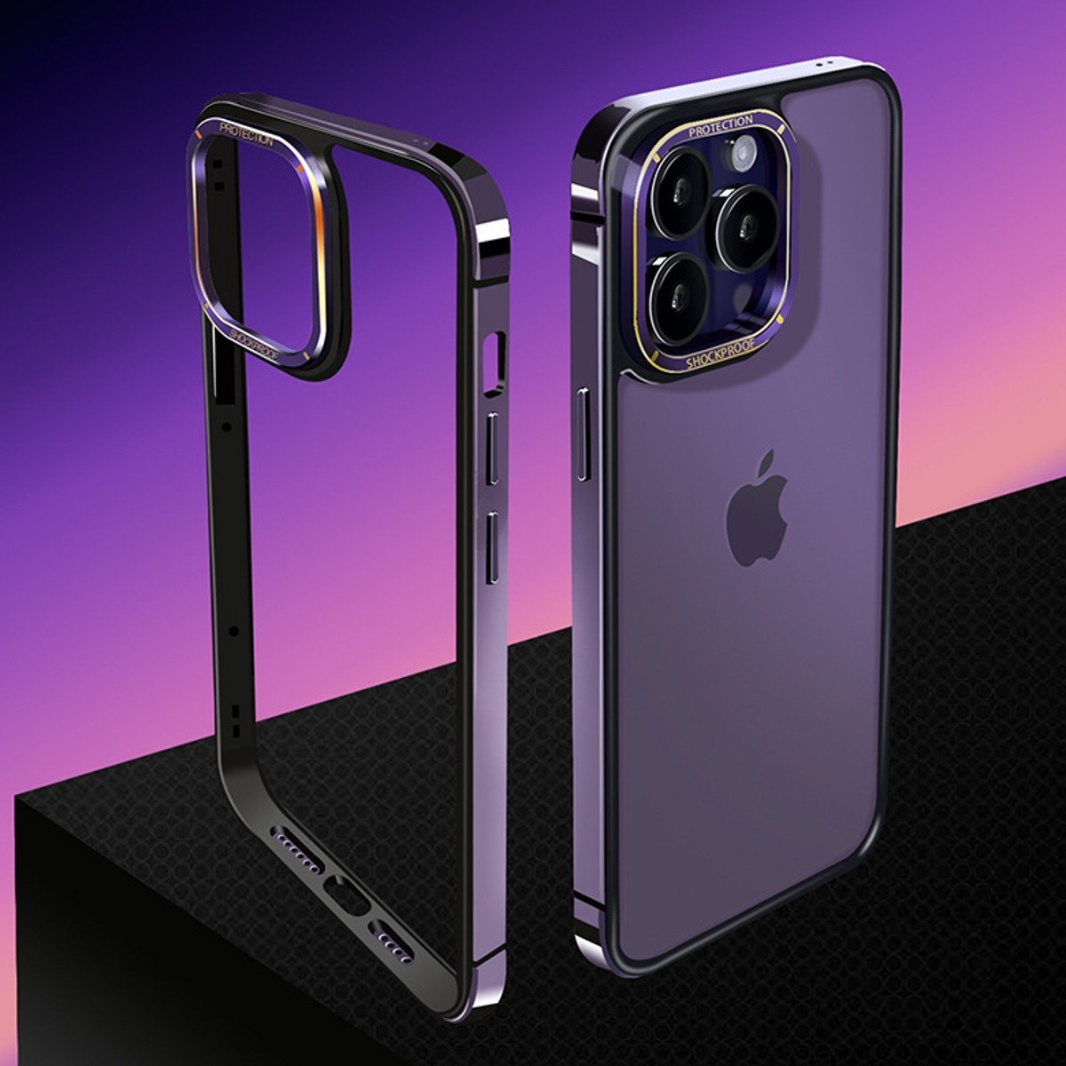 Million Cases iPhone 14 Series Aluminium Defense Shield Anti Drop Frame - view 3