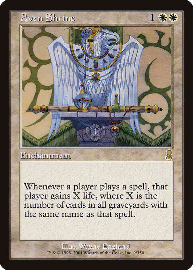 Aven shrine 9 – Magic Aven Shrine [9] [Odyssey] [Non-Foil]
