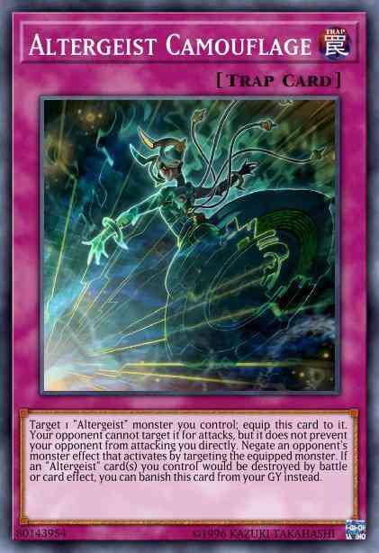 Yu-Gi-Oh! Altergeist Camouflage - SP18-EN047 - Common - 1st Edition