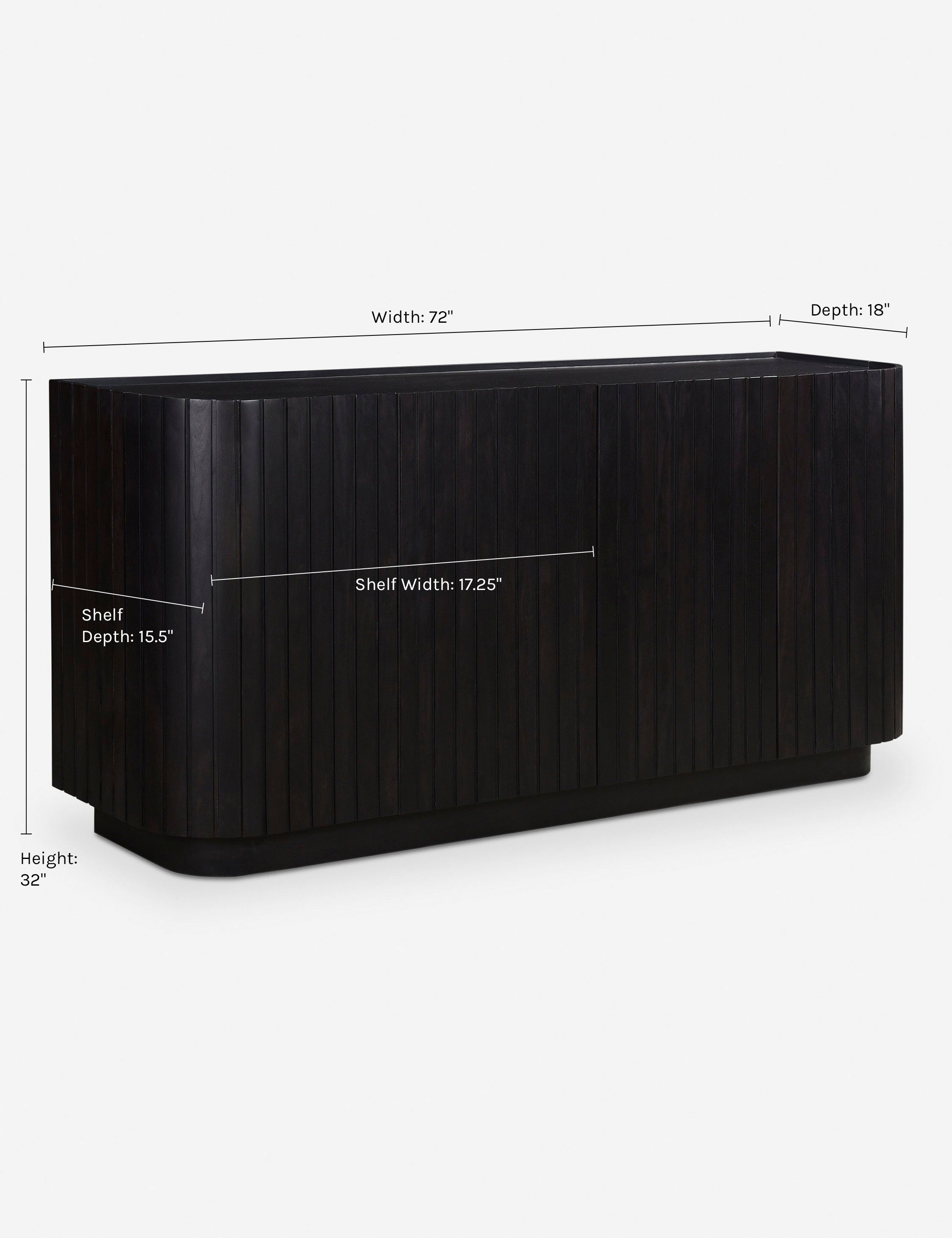 Lulu and Georgia Benedict Sideboard – Black - view 5