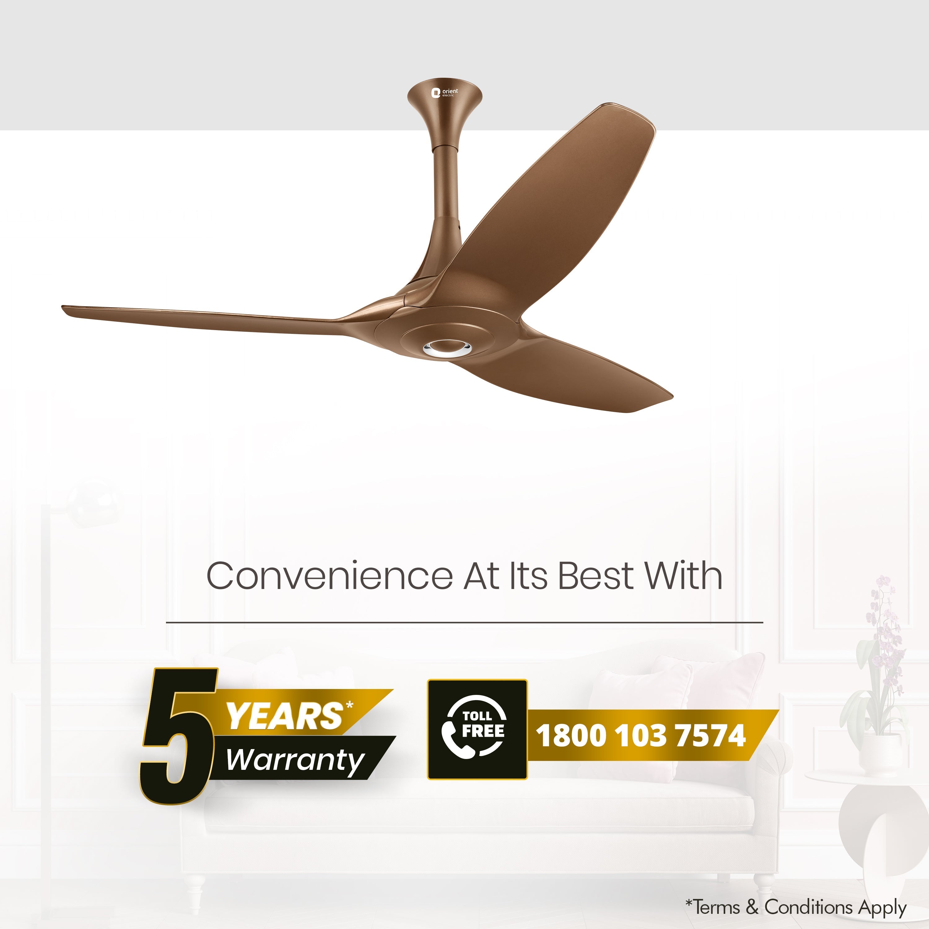 orientelectric Aeroquiet 5 Star Rated Premium BLDC PRO Ceiling Fan - view 39