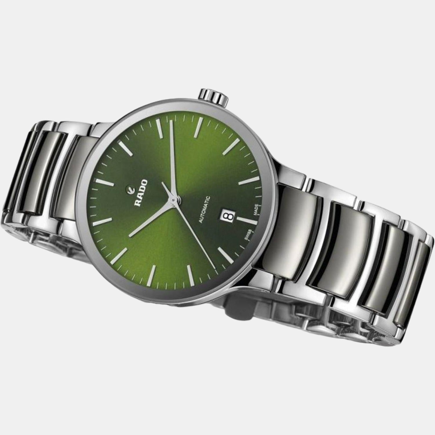 Rado Centrix Men Automatic Green Dial Analog Stainless Steel Watch R30010312 - view 2