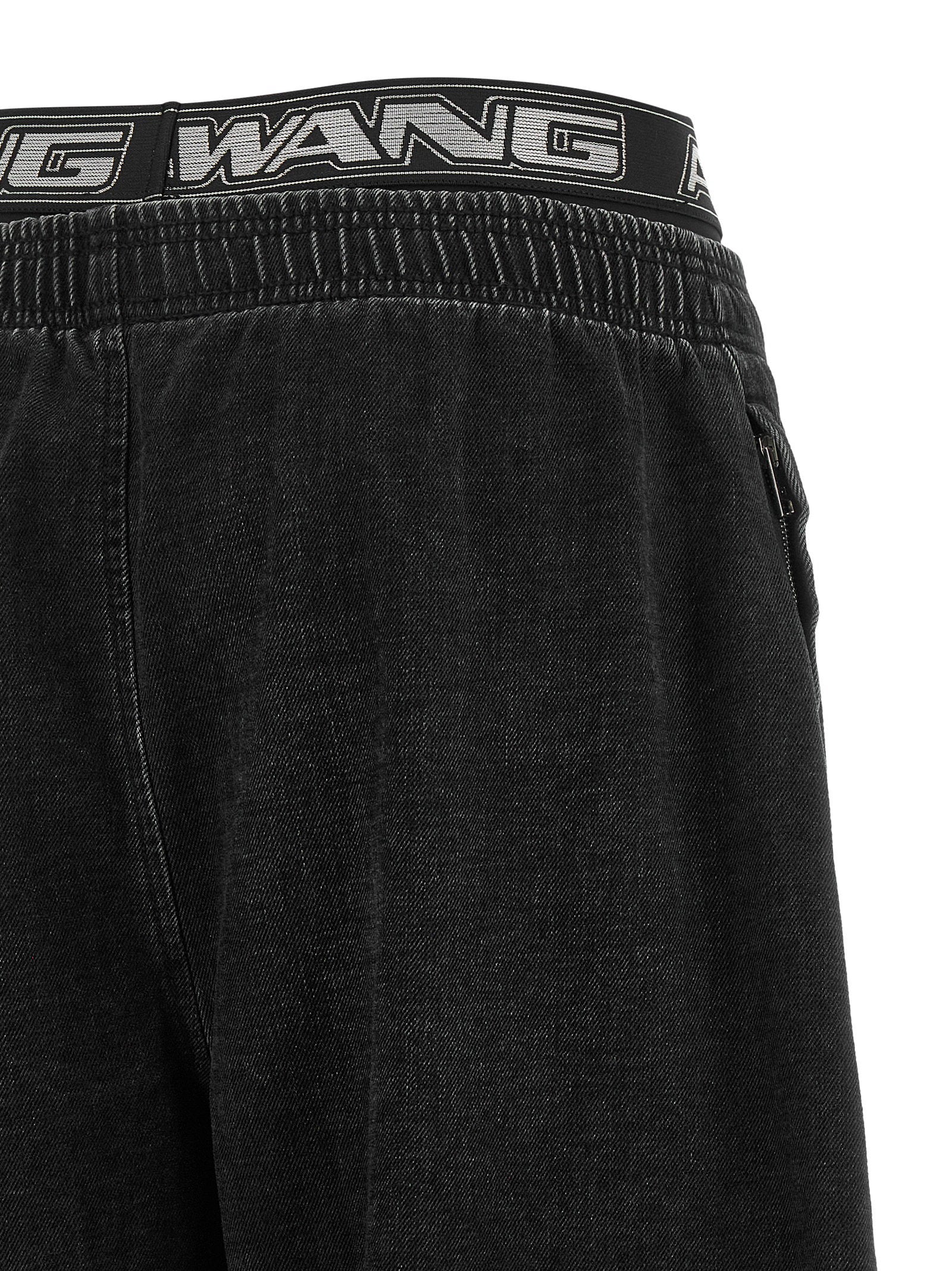 Alexander Wang Denim Pants With Elastic - view 4