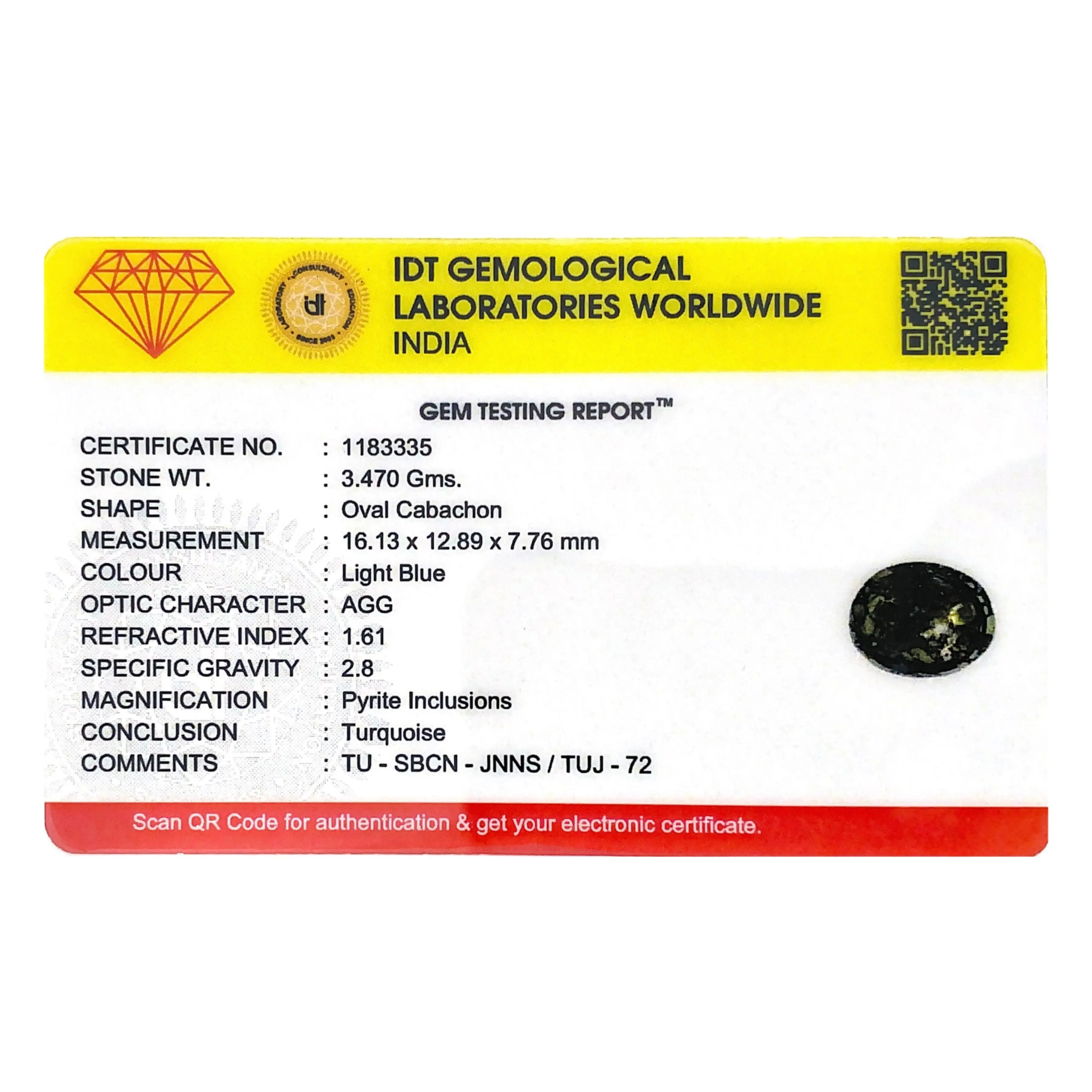 Pramogh Irani Firoza - 17.35 Carat - view 4
