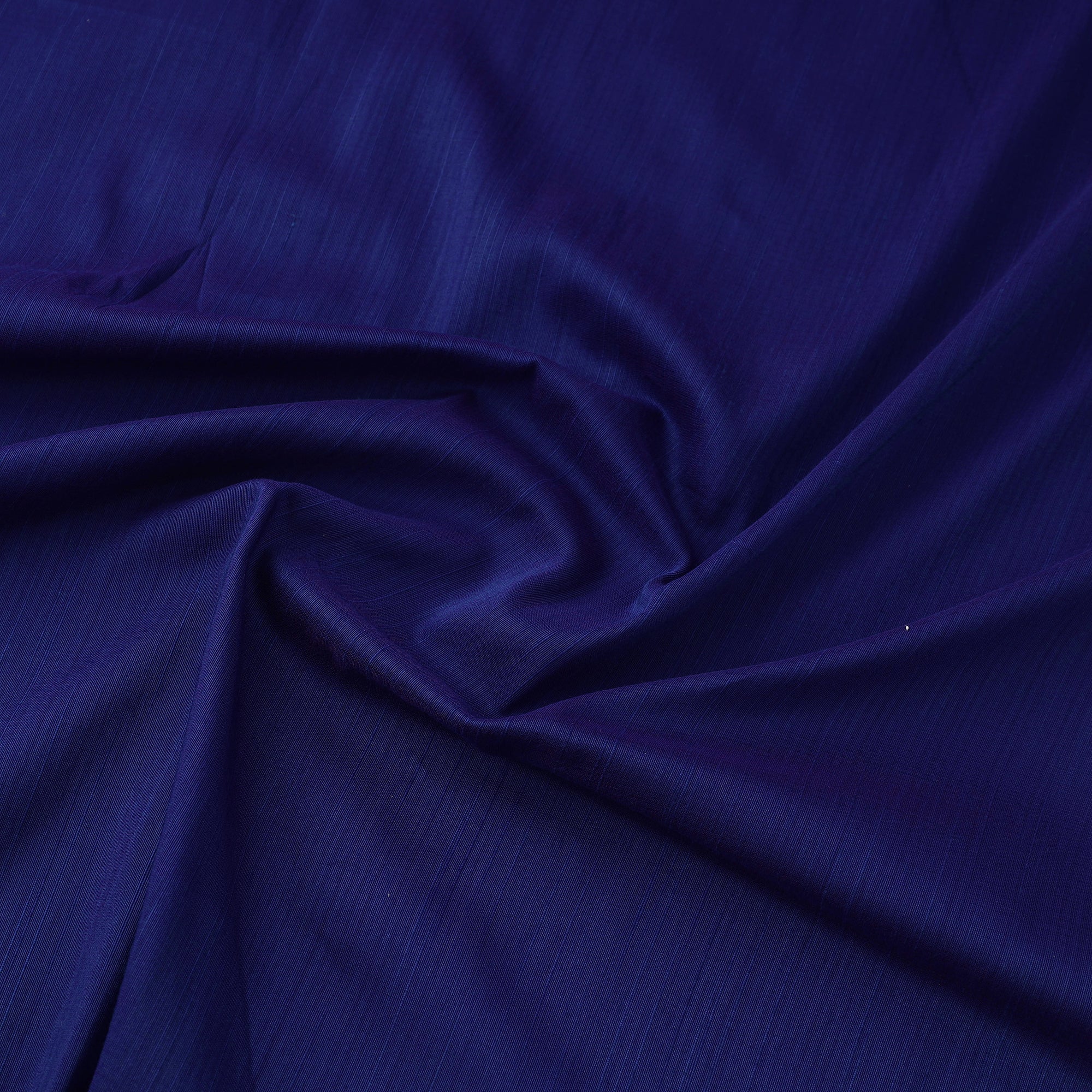 ITOKRI CRAFTS INITIATIVE Blue - Plain Slub Silk Fabric 15 - view 3