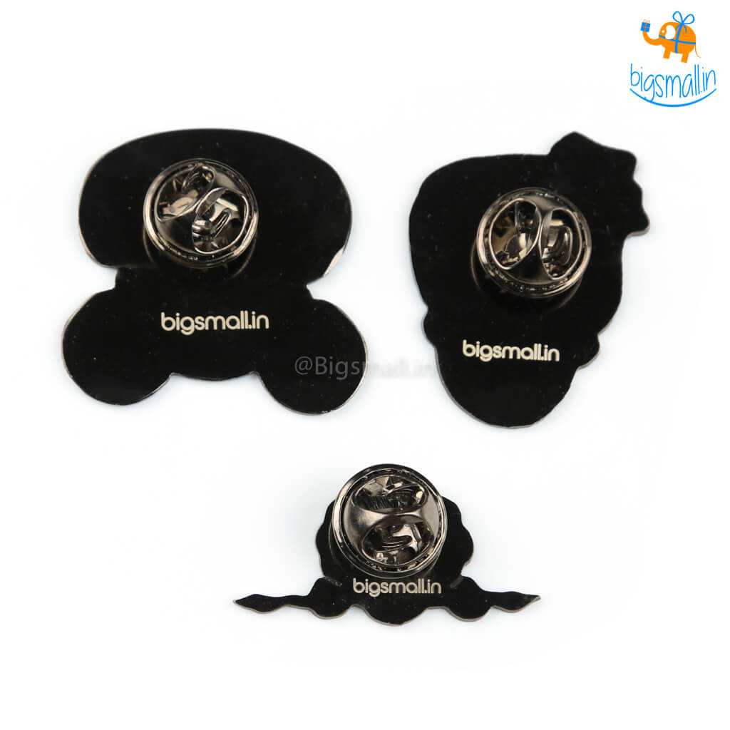 Bigsmall_piu Mooch Lapel Pin - Set Of 3 - view 4