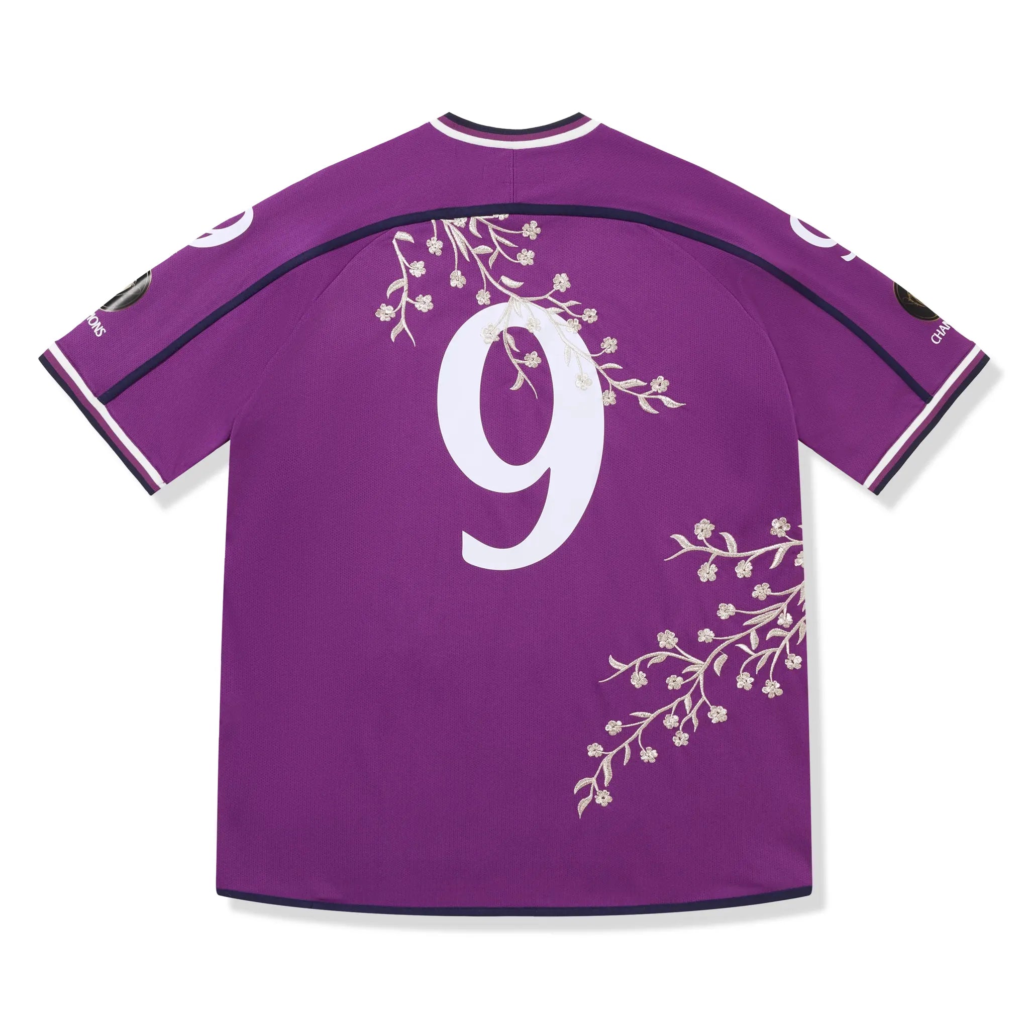 Supreme Floral Purple Soccer Jersey (FW25) - view 2