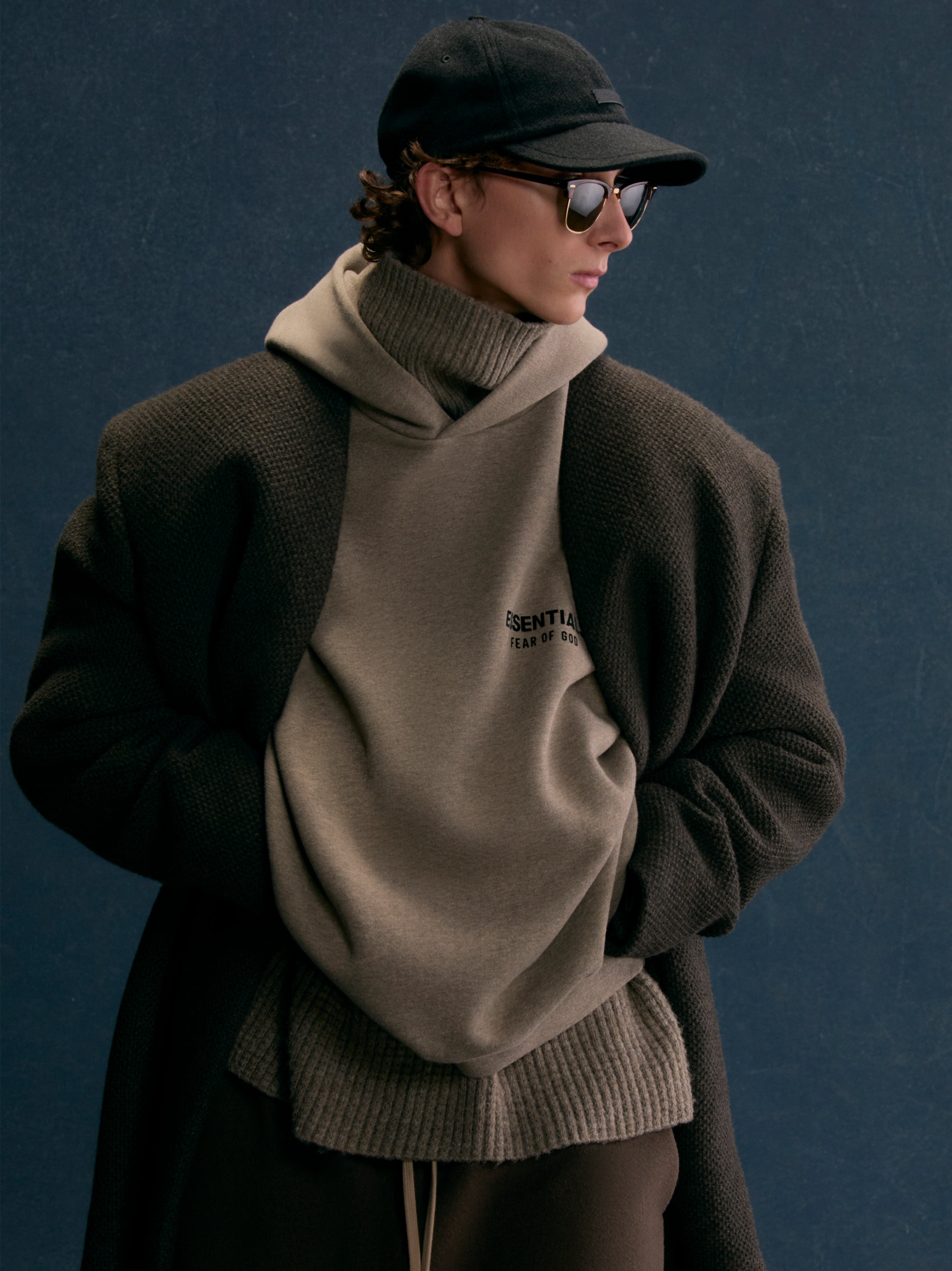 ESSENTIALS Fleece Hoodie – Heather Gray