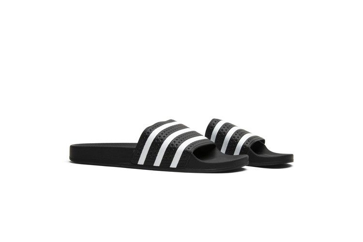 Yeezy adidas Adilette Slides Black White - view 8