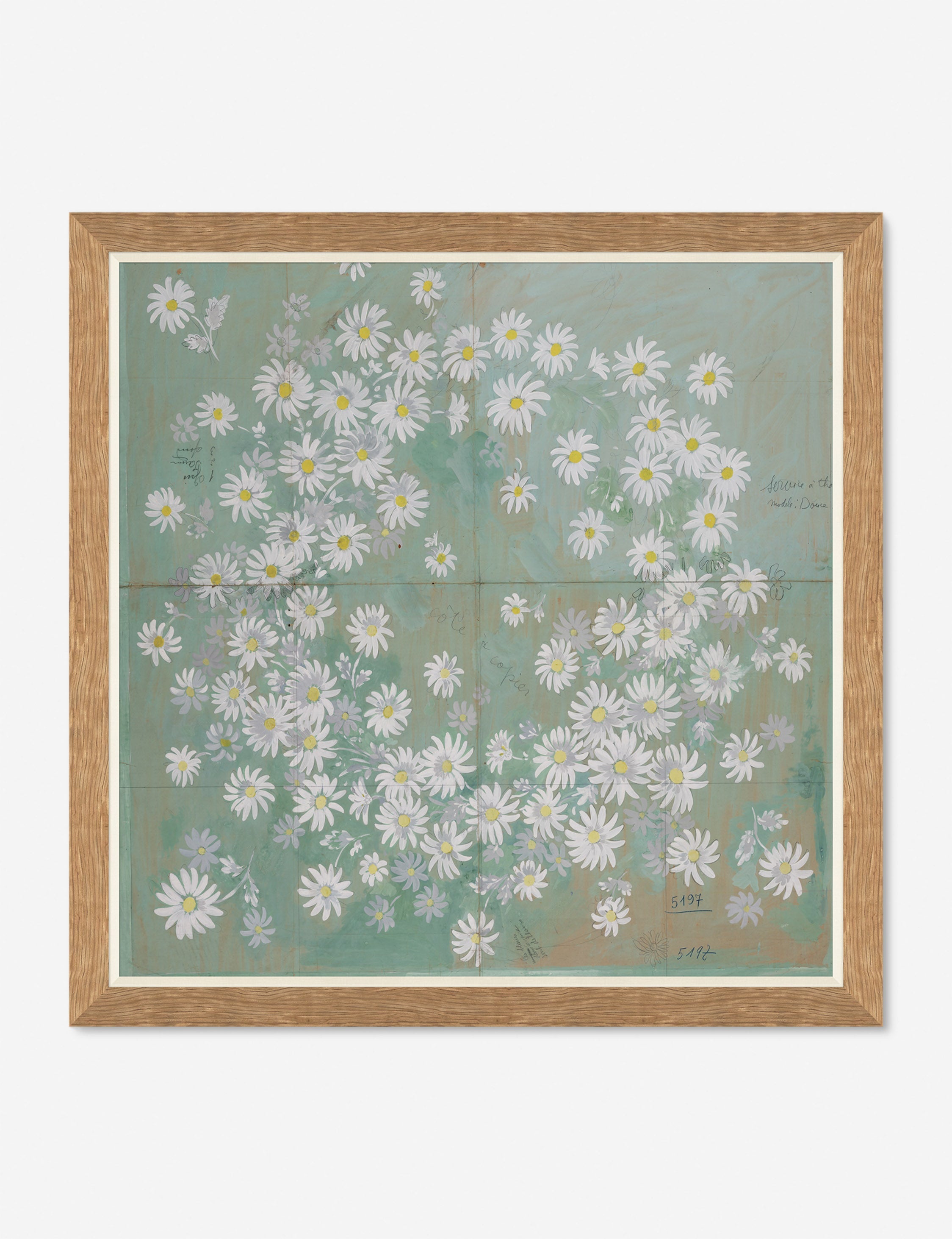Lulu and Georgia Daisies Print by Paule Marrot - view 2