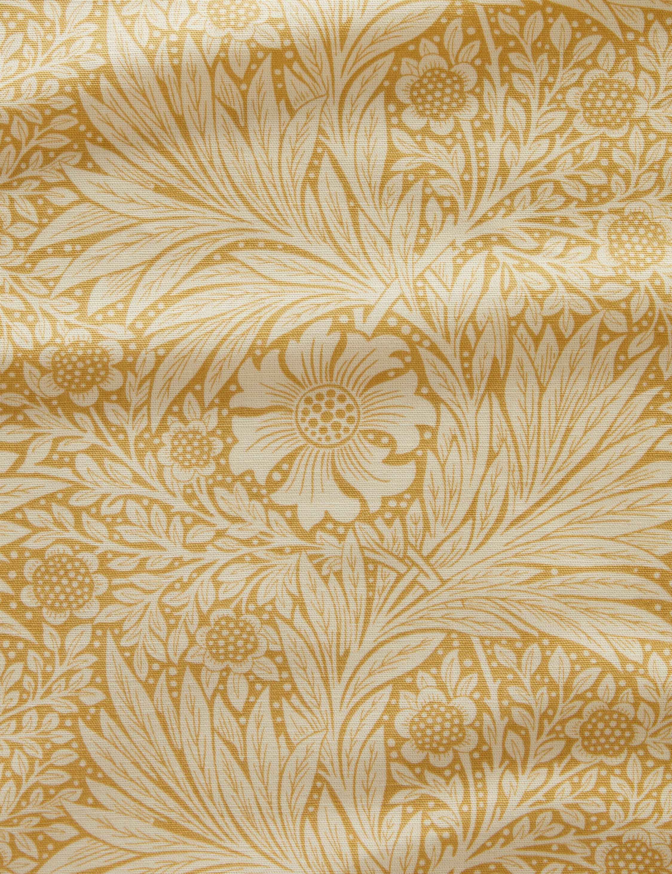 Lulu and Georgia Marigold Linen Blend Fabric by Morris & Co. - view 16