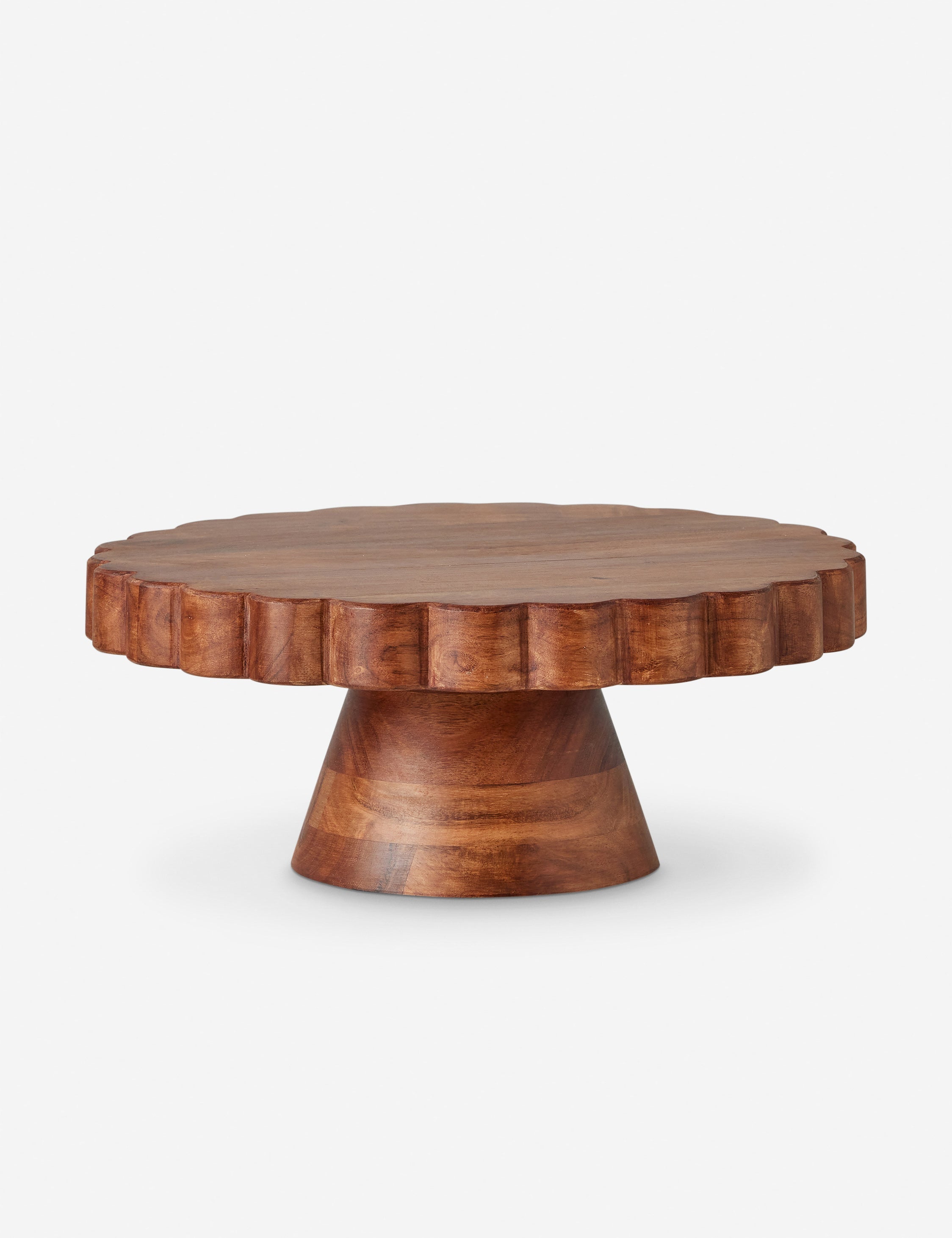 Lulu and Georgia Natural Scalloped Cake Stand by etúHOME