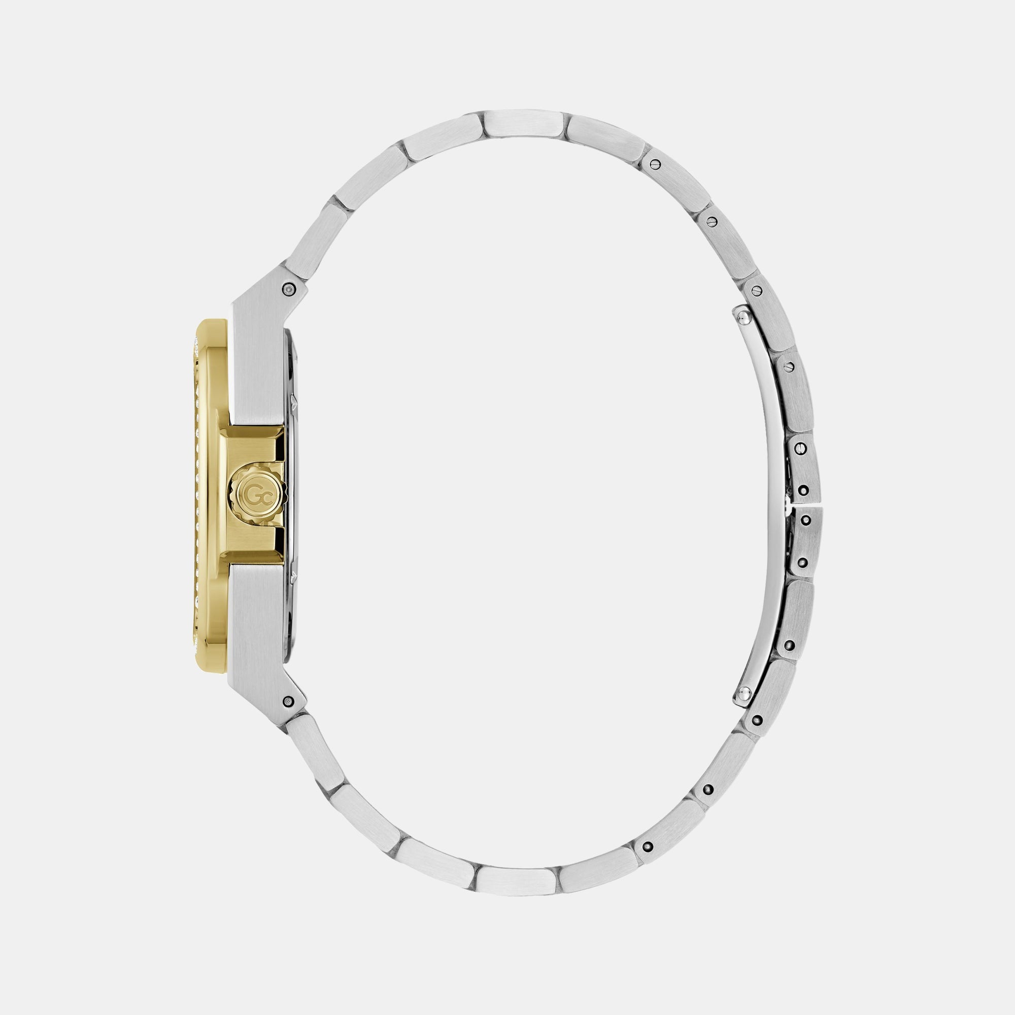 GC Coussin Shape Lady Women Quartz White Dial Analog Stainless Steel Watch Y98008L1MF - view 2