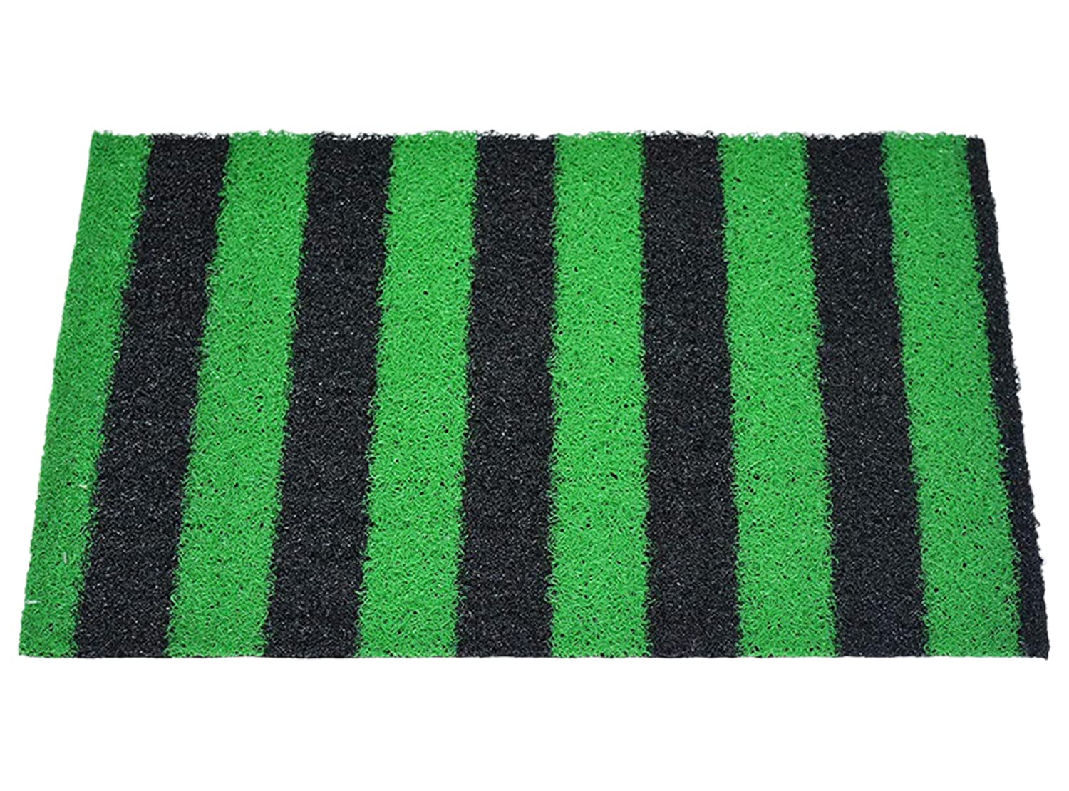 Kuber Industries Rubber Strips Design Door Mat for Porch/Kitchen/Bathroom/Laundry Room, 24"x16" Pack of 2 (Green) 54KM3997 - view 4