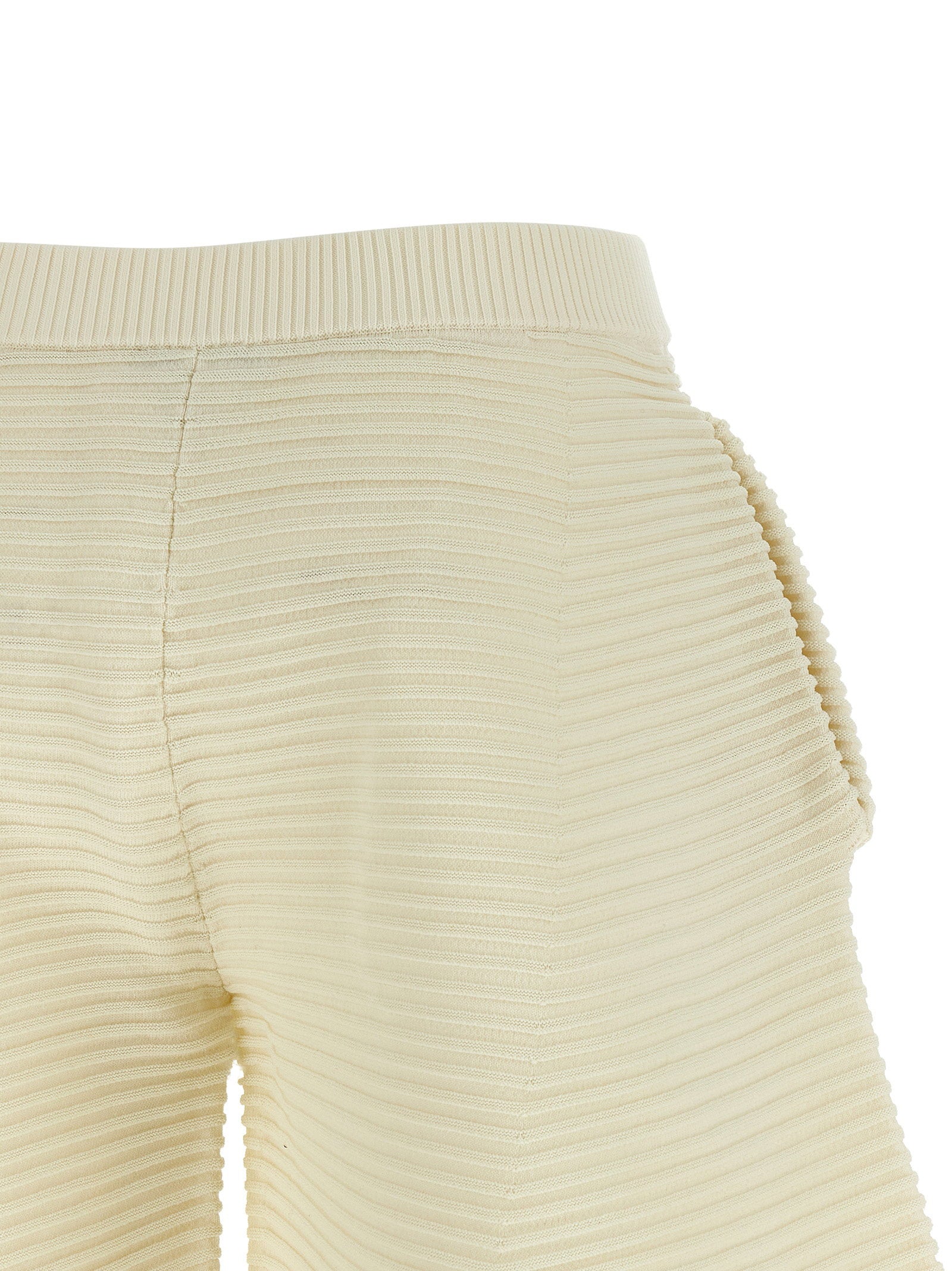 Issey Miyake Corrugated Knit Pants - view 4