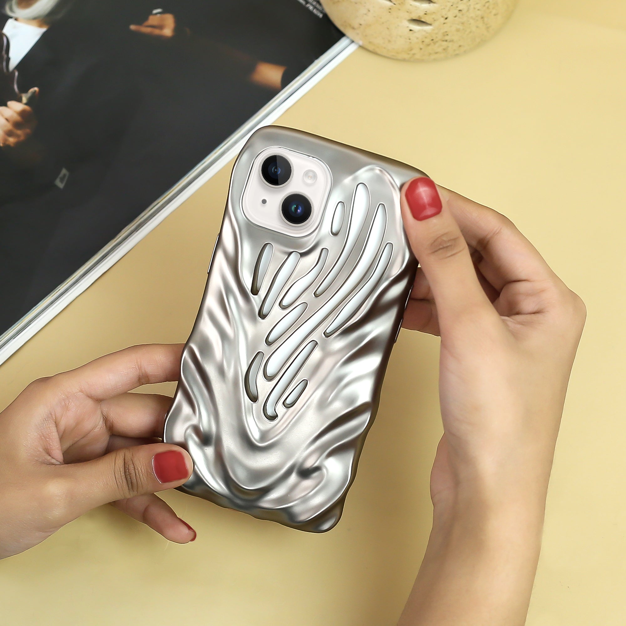 Million Cases iPhone 14 Series Ripple Effect Elegance Design Case