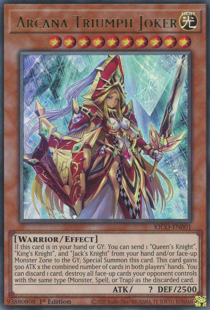 Yu-Gi-Oh! Arcana Triumph Joker - KICO-EN001 - Ultra Rare - 1st Edition