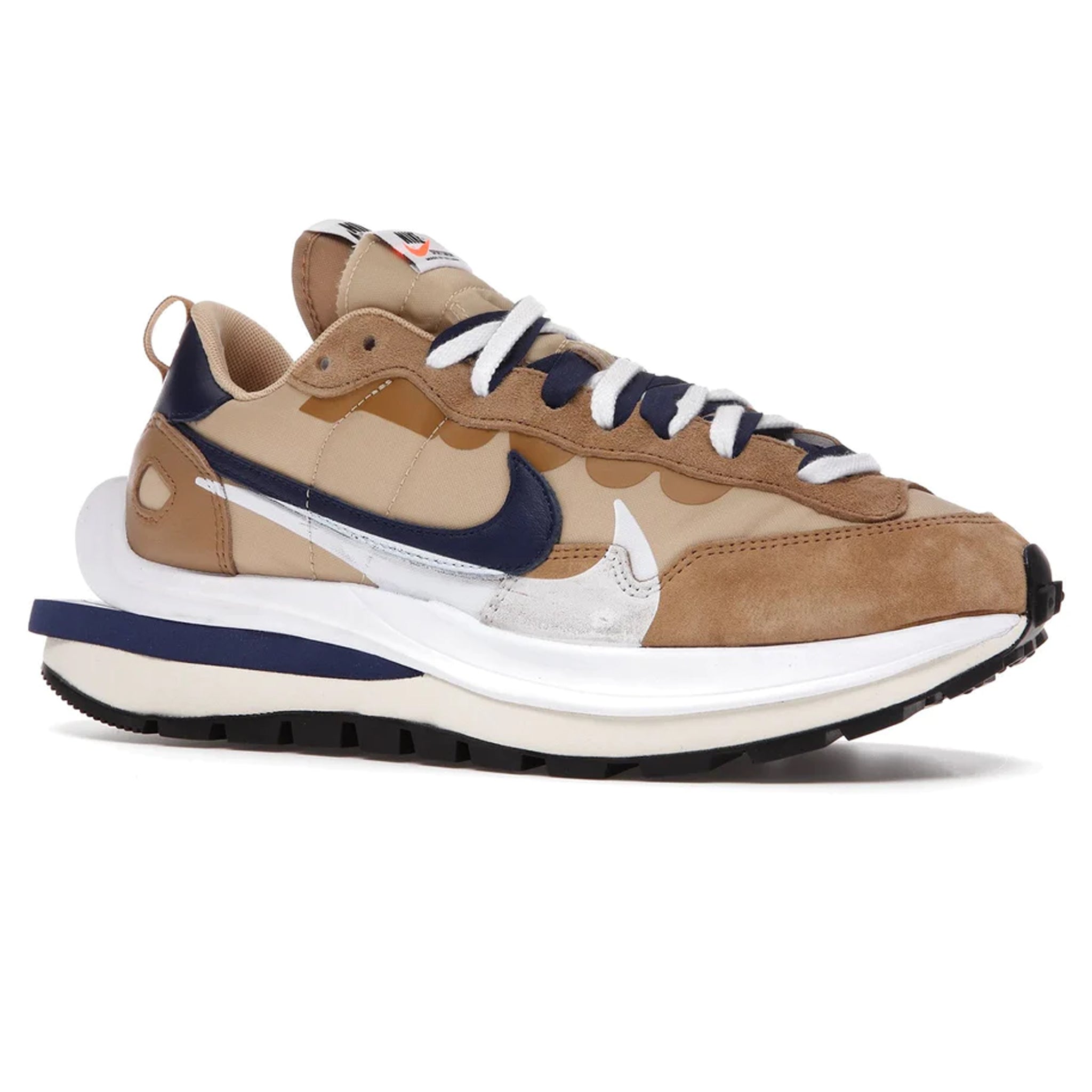 Nike x Sacai Vaporwaffle Sesame Blue Void – Brown - view 2