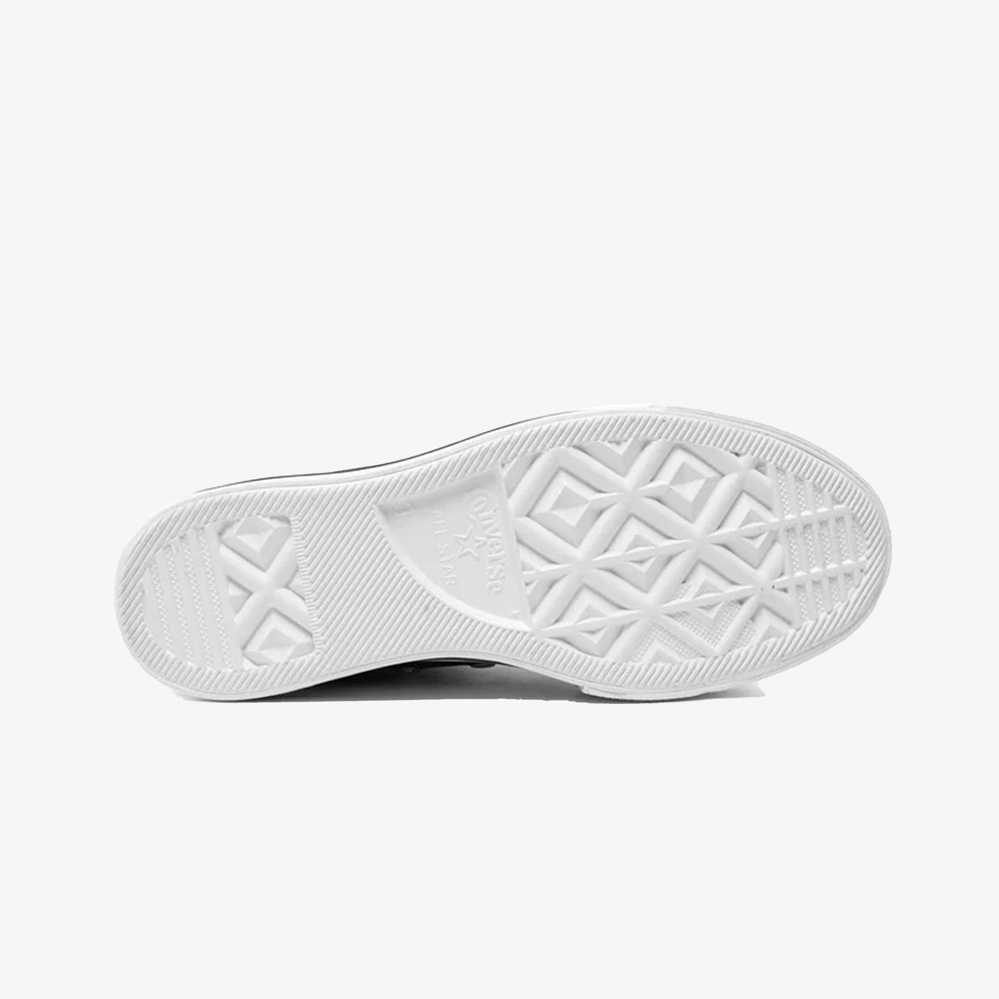 Converse | CHUCK TAYLOR ALL STAR LEATHER PLATFORM HI { BLACK/WHITE - view 8