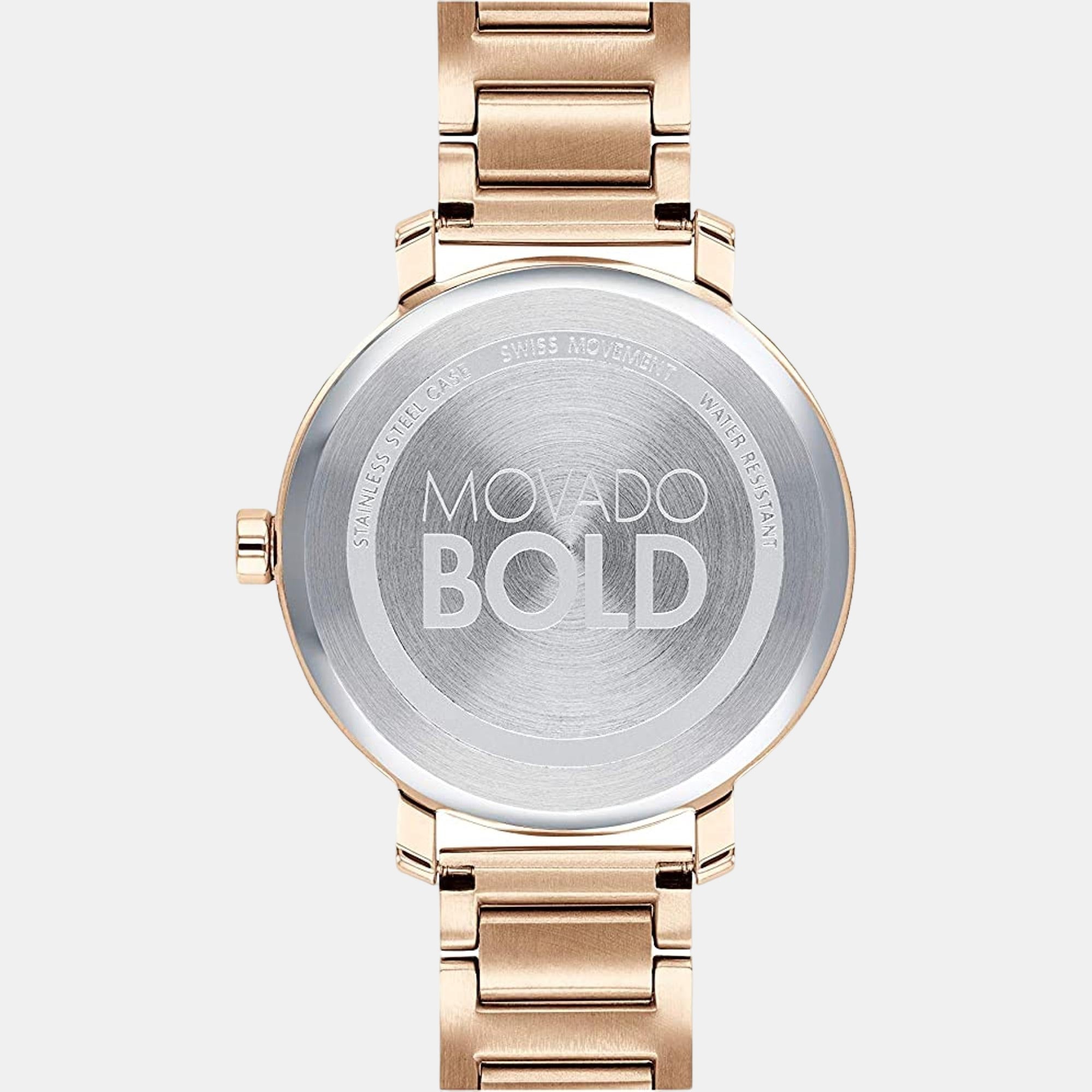 Movado Bold Men Quartz Rose Gold Dial Analog Stainless Steel Watch 3600650 - view 3