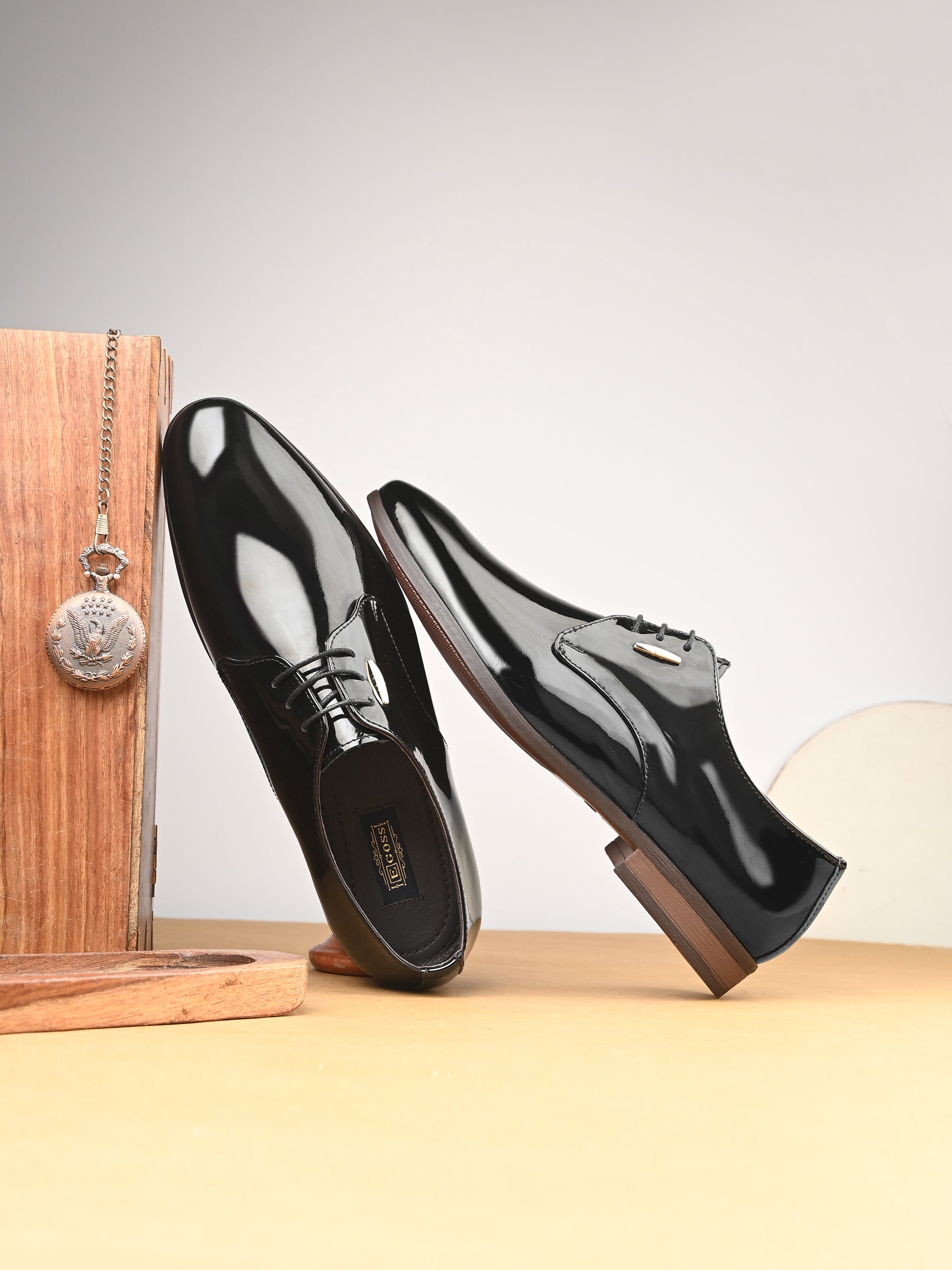 Egoss Shoes Egoss Party Wear Lace-Up Shoes For Men - view 2