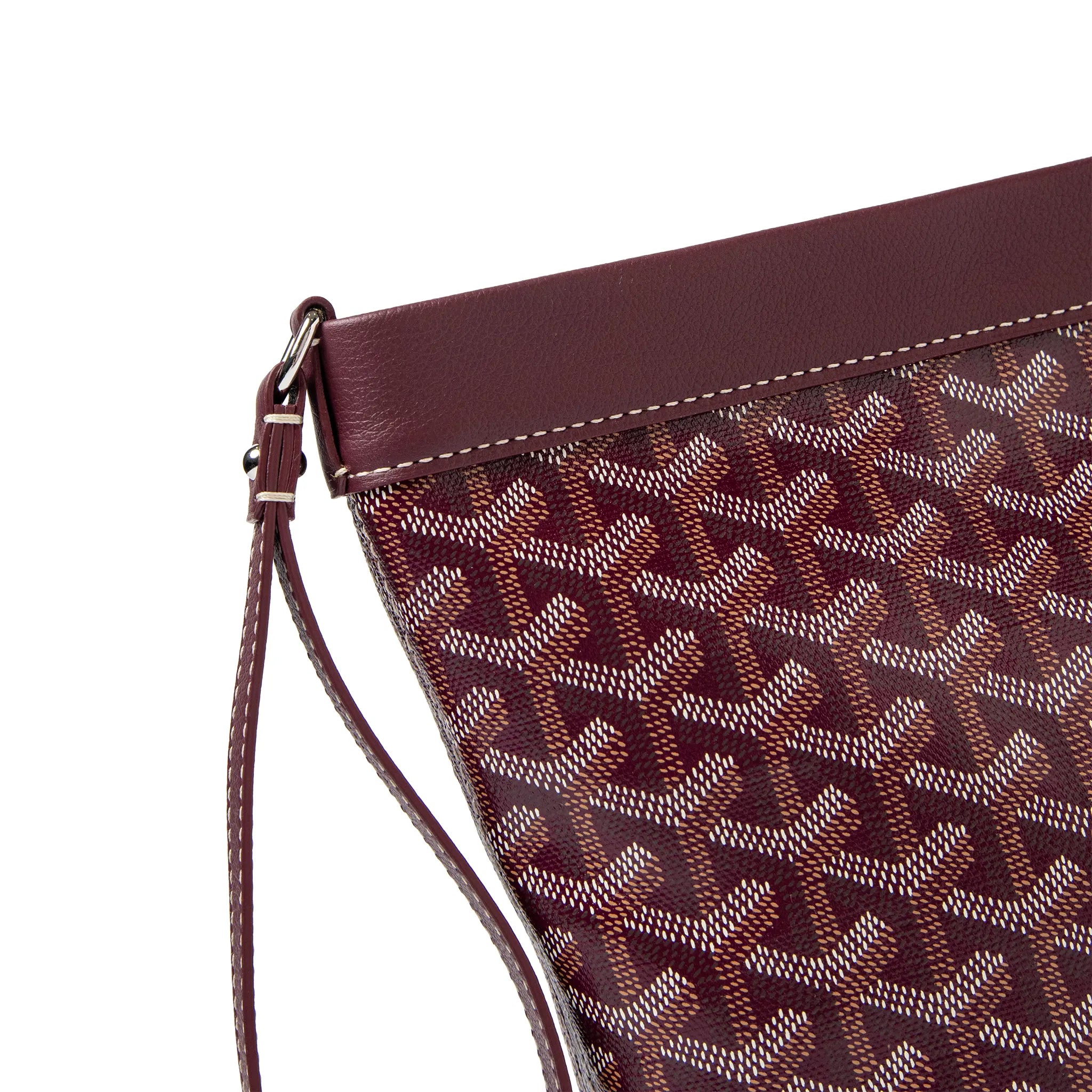Goyard Conti Burgundy Pouch – Red - view 2