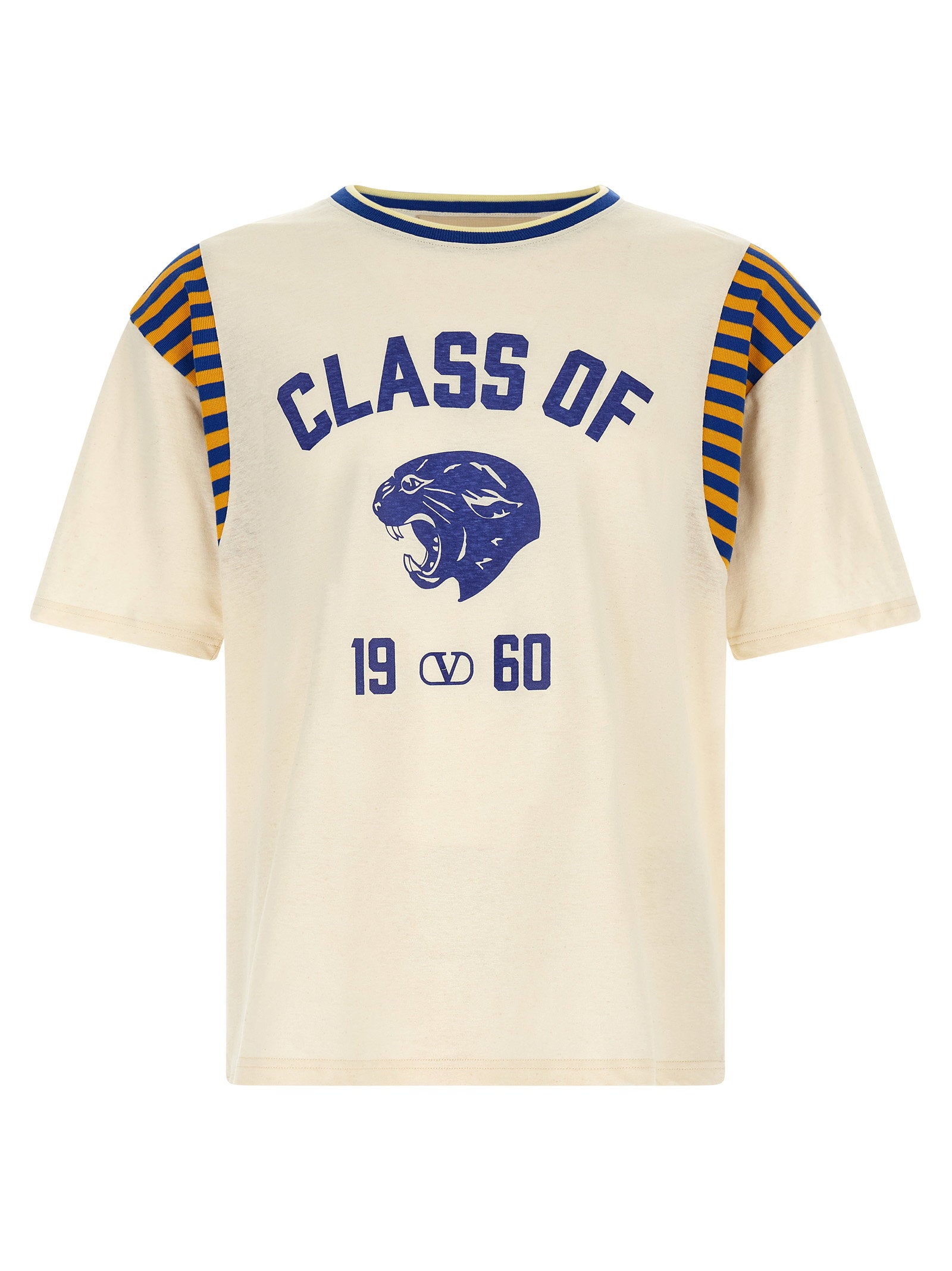 Valentino Garavani Panther T-shirt – 75% cotton, 25% linen