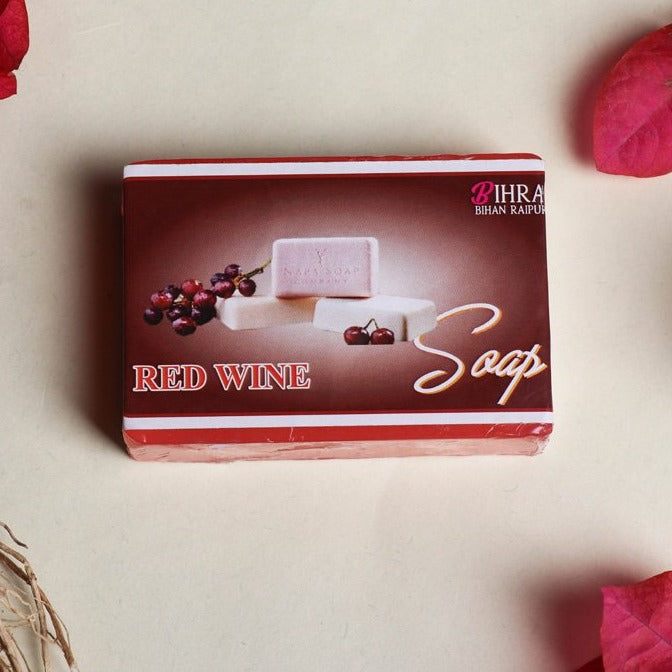 ITOKRI CRAFTS INITIATIVE Bihra Handmade Natural Redwine Soap (100gm) - view 3