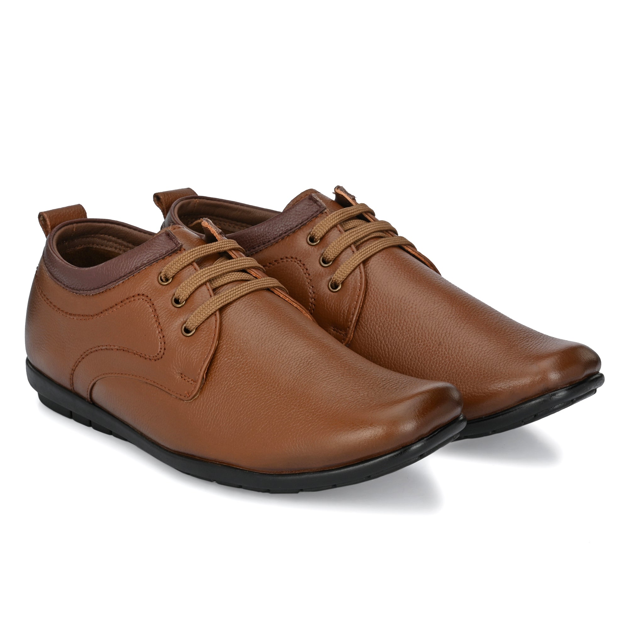 egoss-shoes Egoss Casual Genuine Leather Derby Shoes For Men - view 9