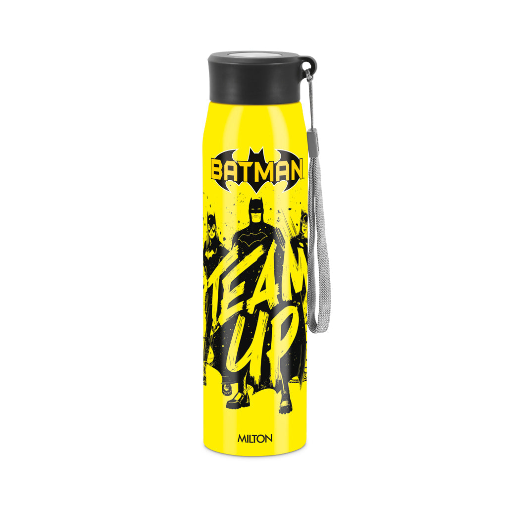 Batman 3D Yellow Design Handy Stainless Steel Bottle (Milton) - view 4