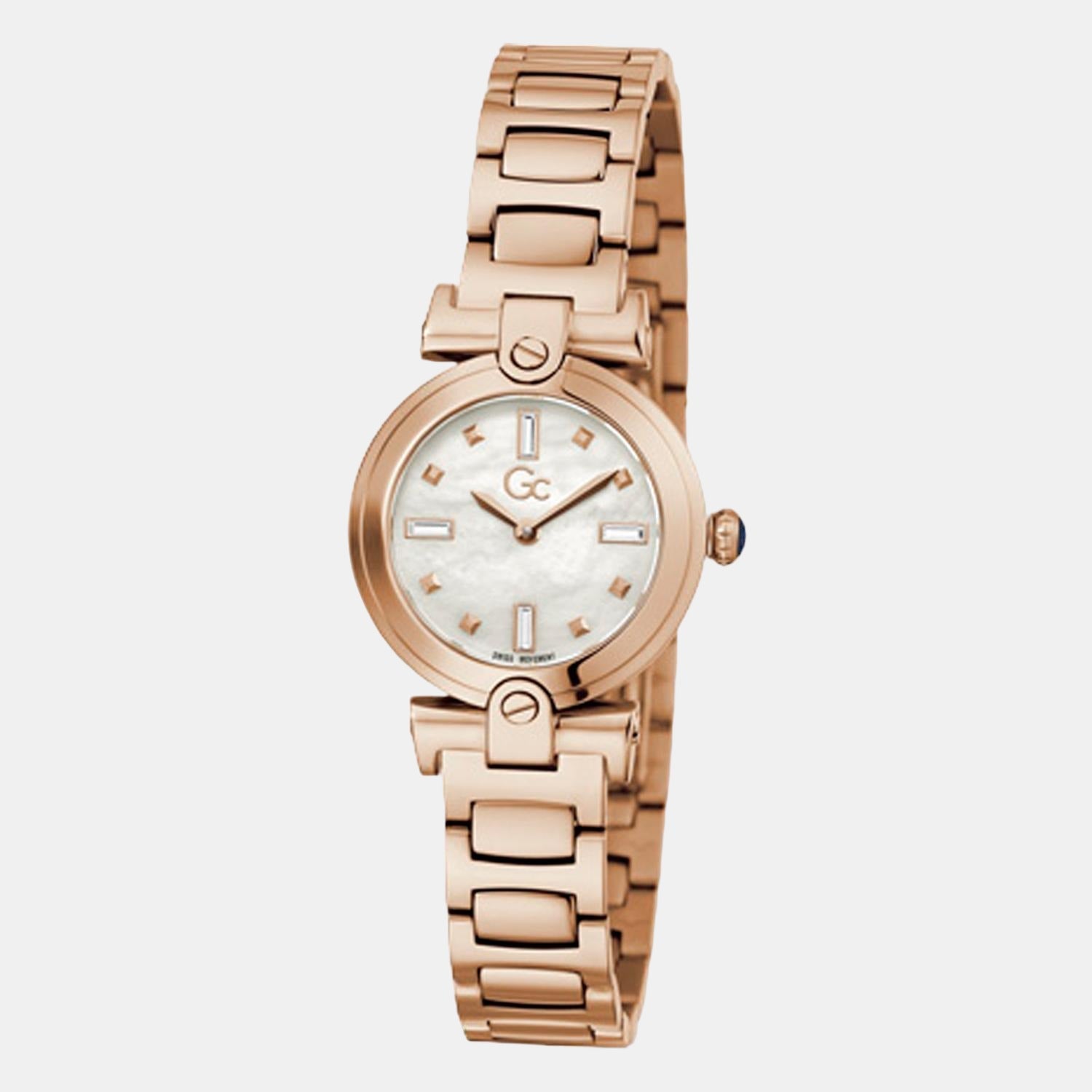 GC Fusion Women's Women Quartz White Dial Analog Stainless Steel Watch Y97002L1MF - view 5