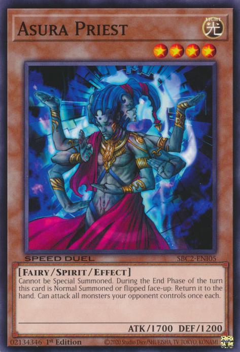 Yu-Gi-Oh! Asura Priest - SBC2-ENI05 - Common - 1st Edition