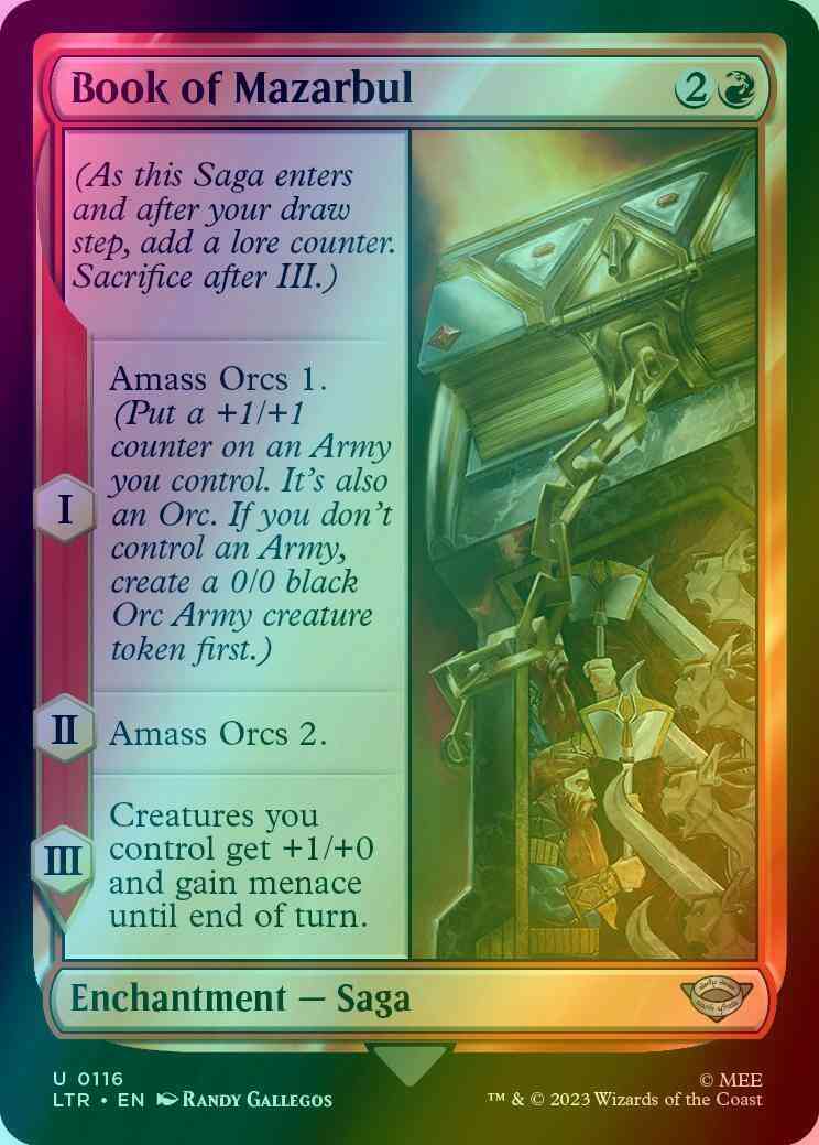 Magic Book of Mazarbul [116] [The Lord of the Rings: Tales of Middle-earth] [Foil]