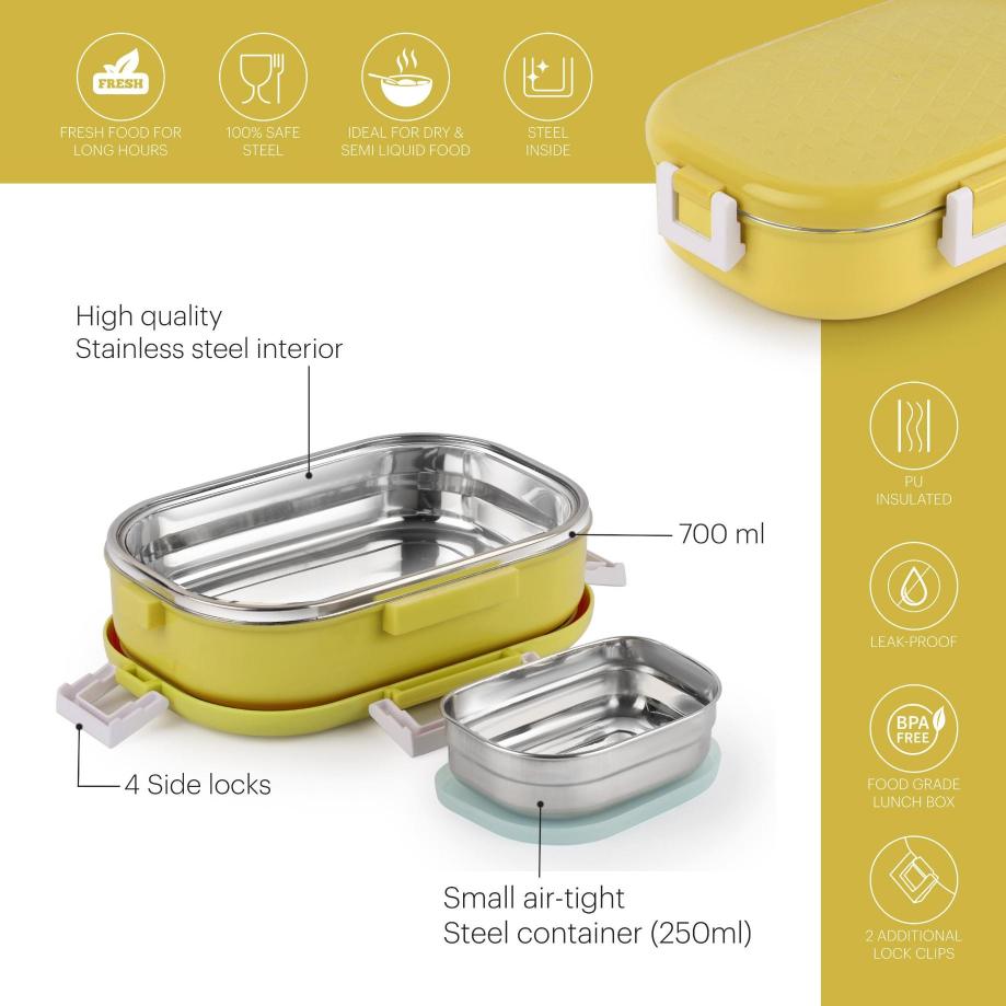 Cello Altro Neo Lunch Box & Water Bottle Set - view 16