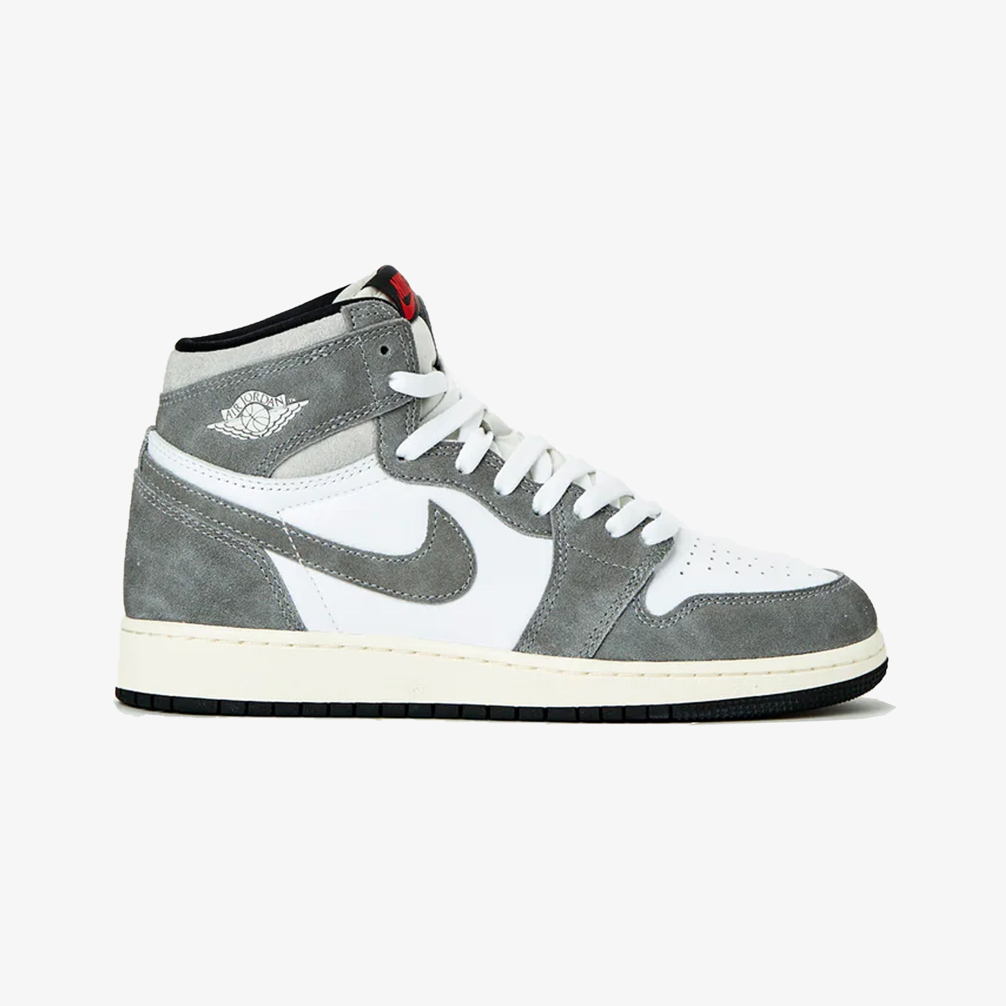 Jordan | AIR JORDAN 1 HIGH OG { BLACK/WHITE/LIGHT SMOKE GREY - view 6