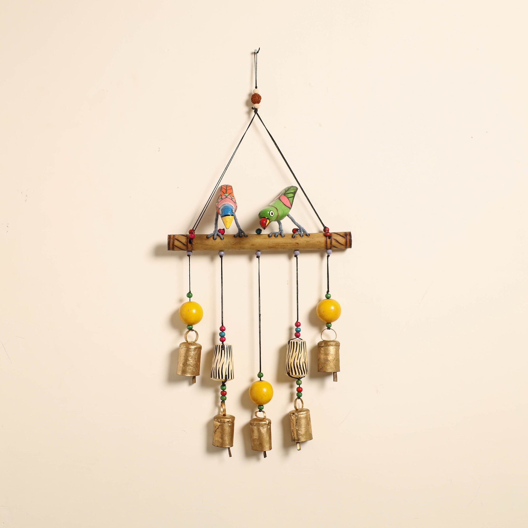 ITOKRI CRAFTS INITIATIVE Bird - Hand-Carved Wooden Home Decor Hanging 02